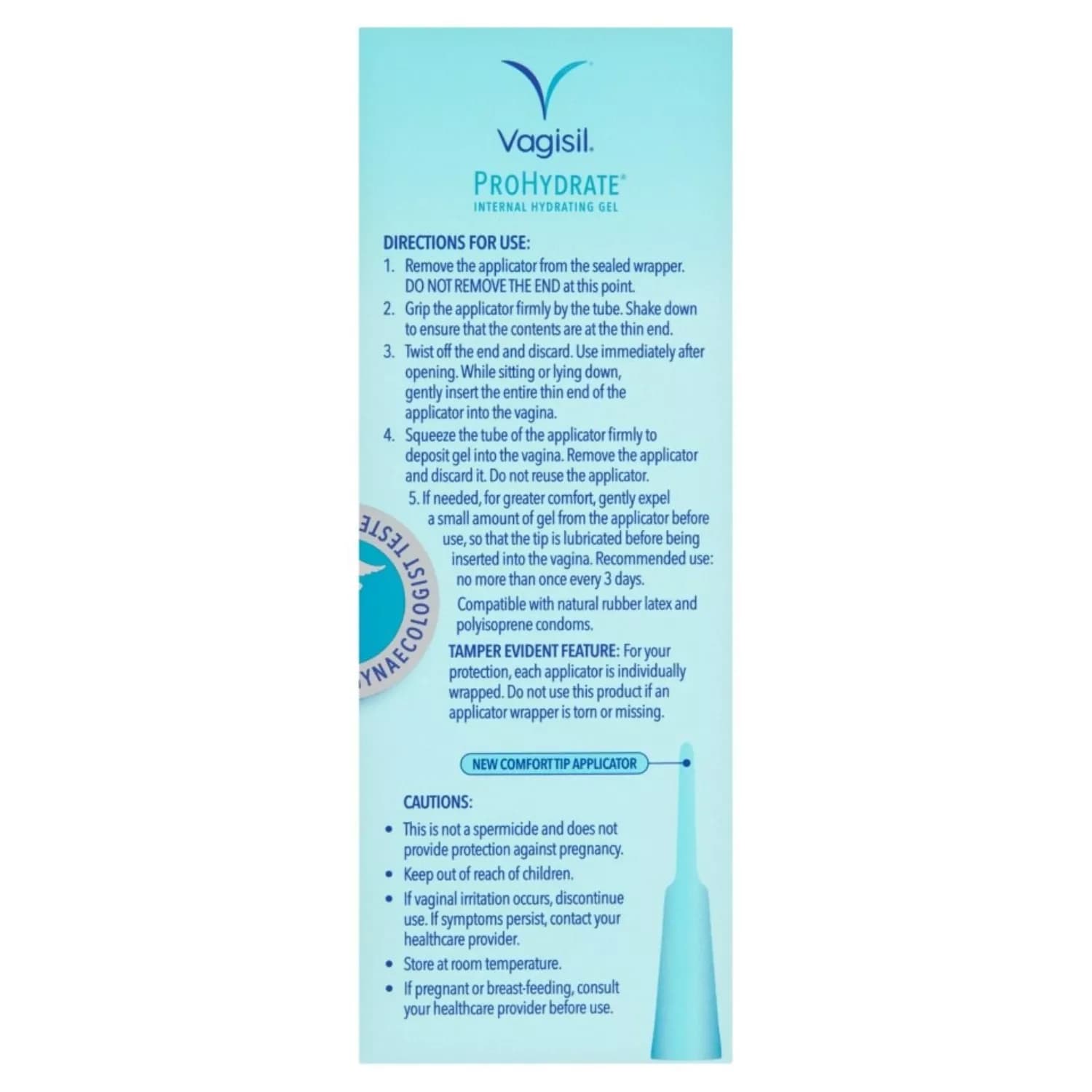 Vagisil ProHydrate Internal Hydrating Gel 5g - Pack 3