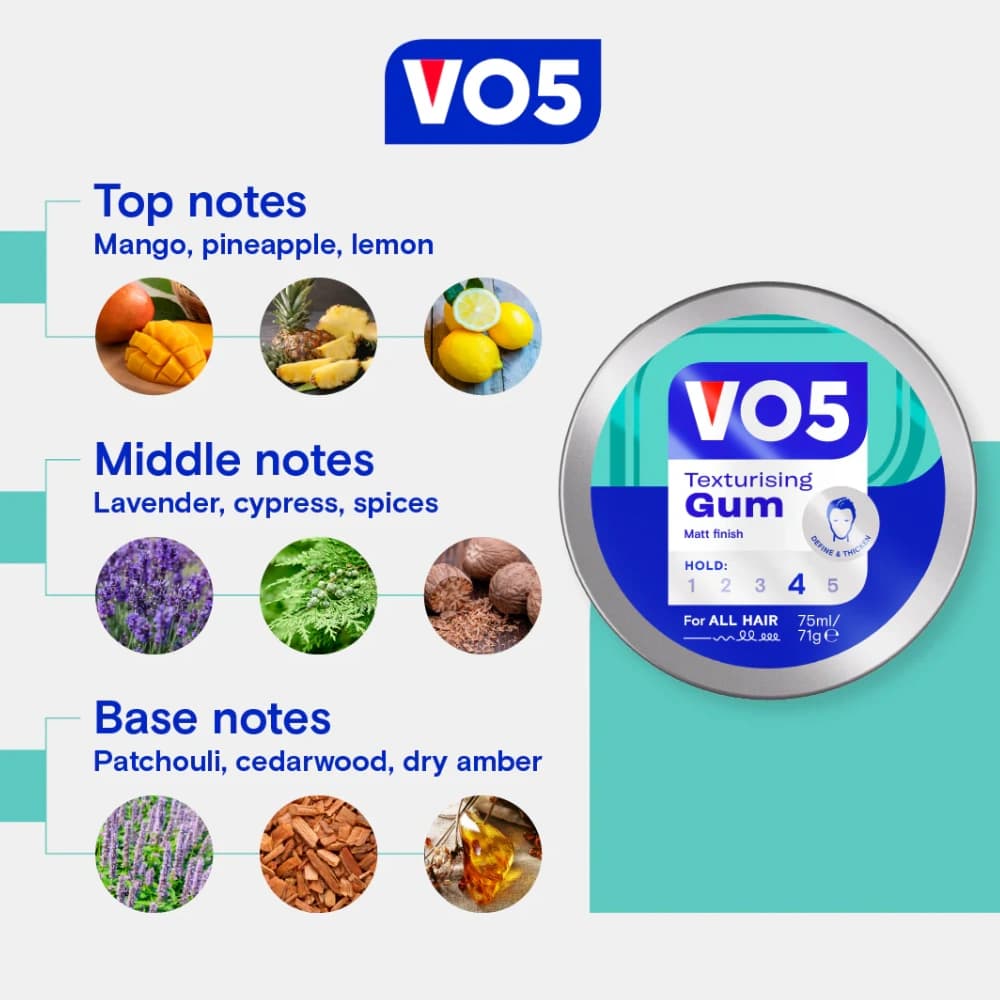 Vo5 Extreme Styling Texturising Gum 75ml