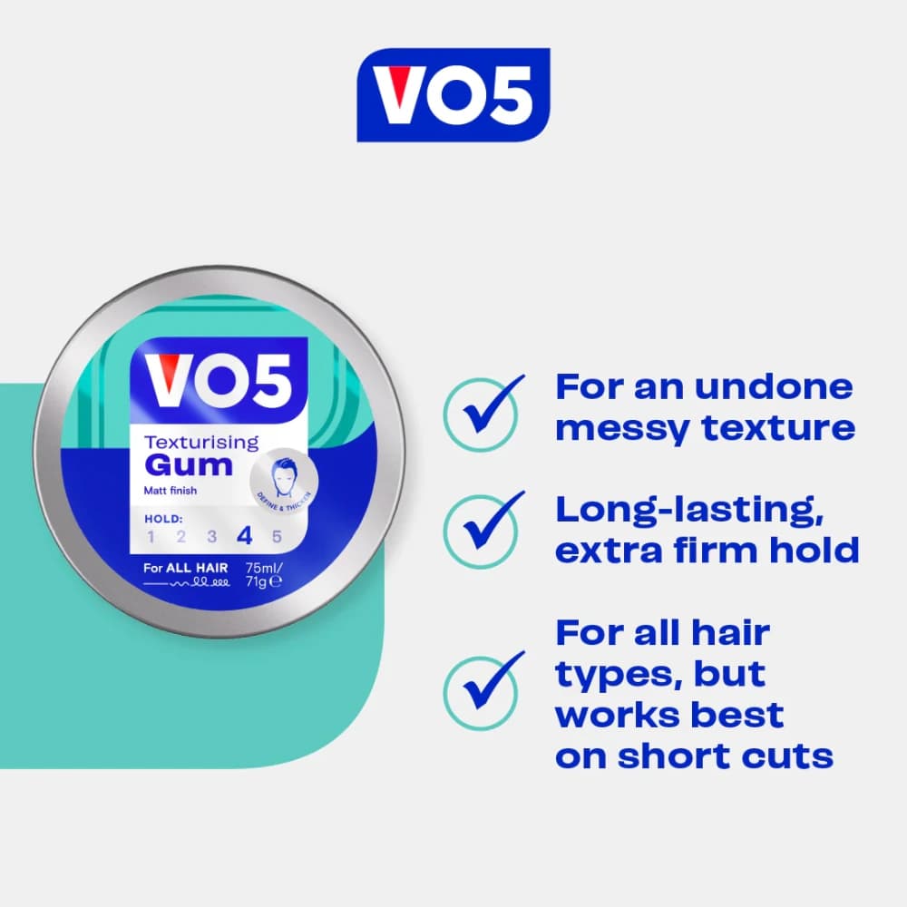 Vo5 Extreme Styling Texturising Gum 75ml