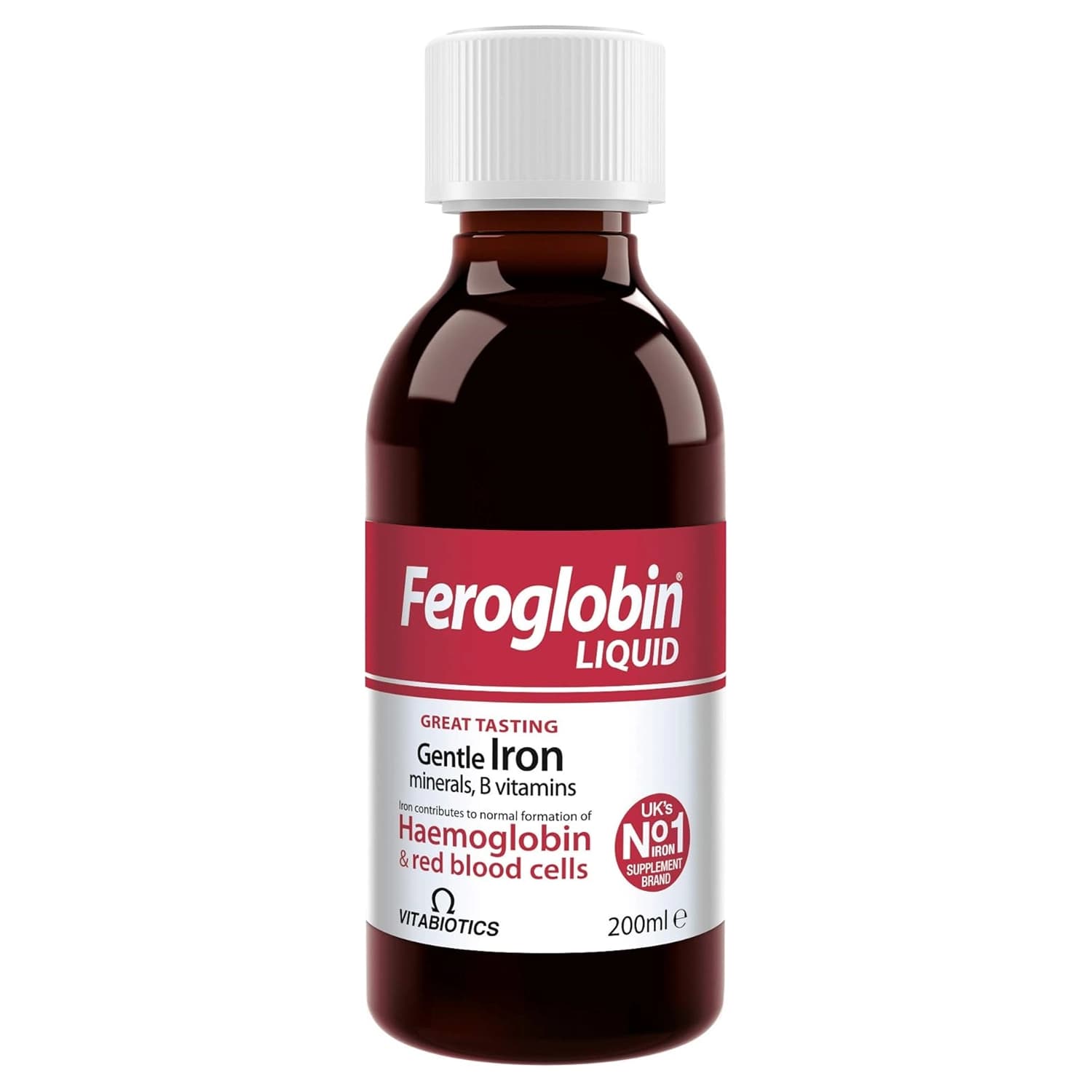 Vitabiotics Feroglobin-B12 Iron Supplement Liquid 200ml