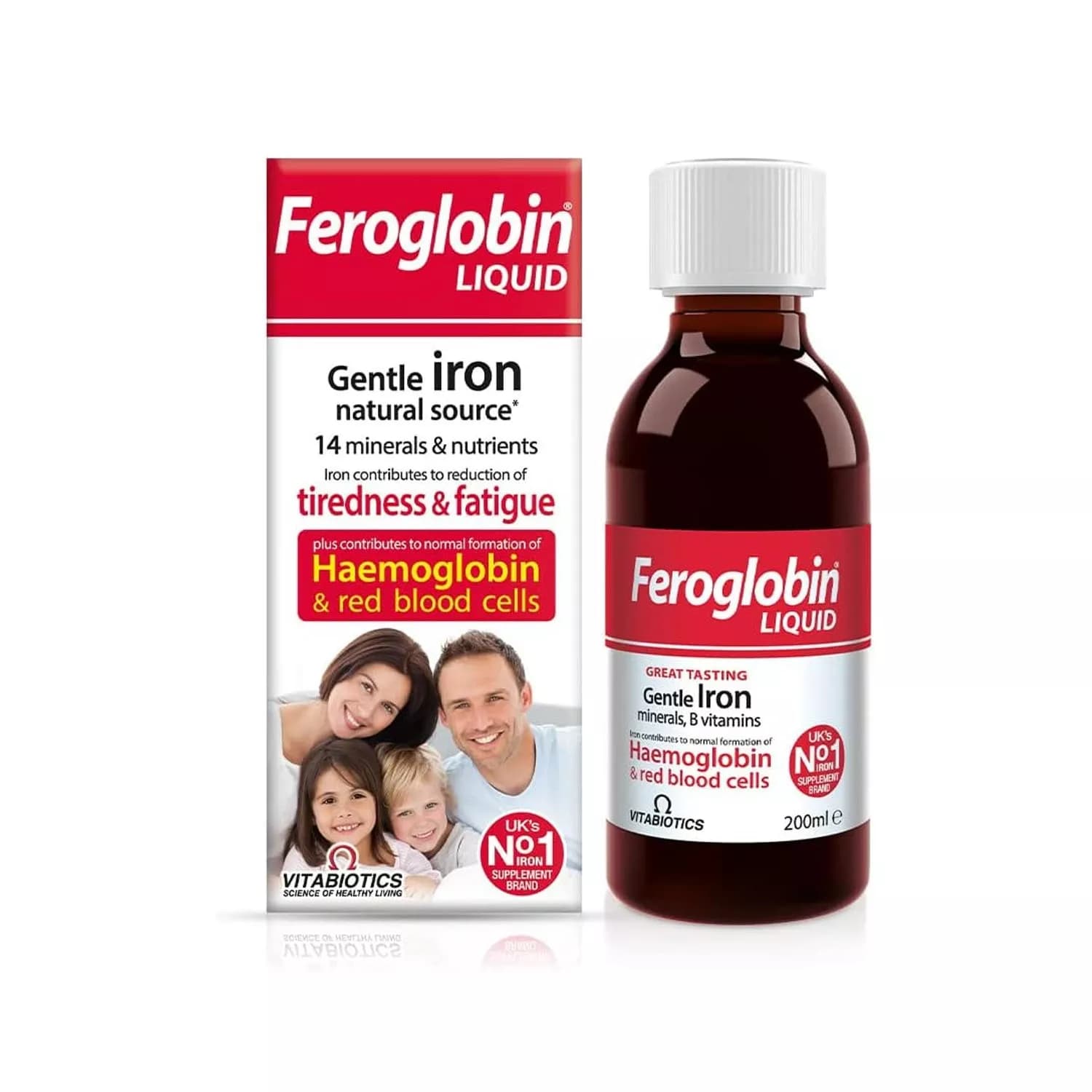 Vitabiotics Feroglobin-B12 Iron Supplement Liquid 200ml