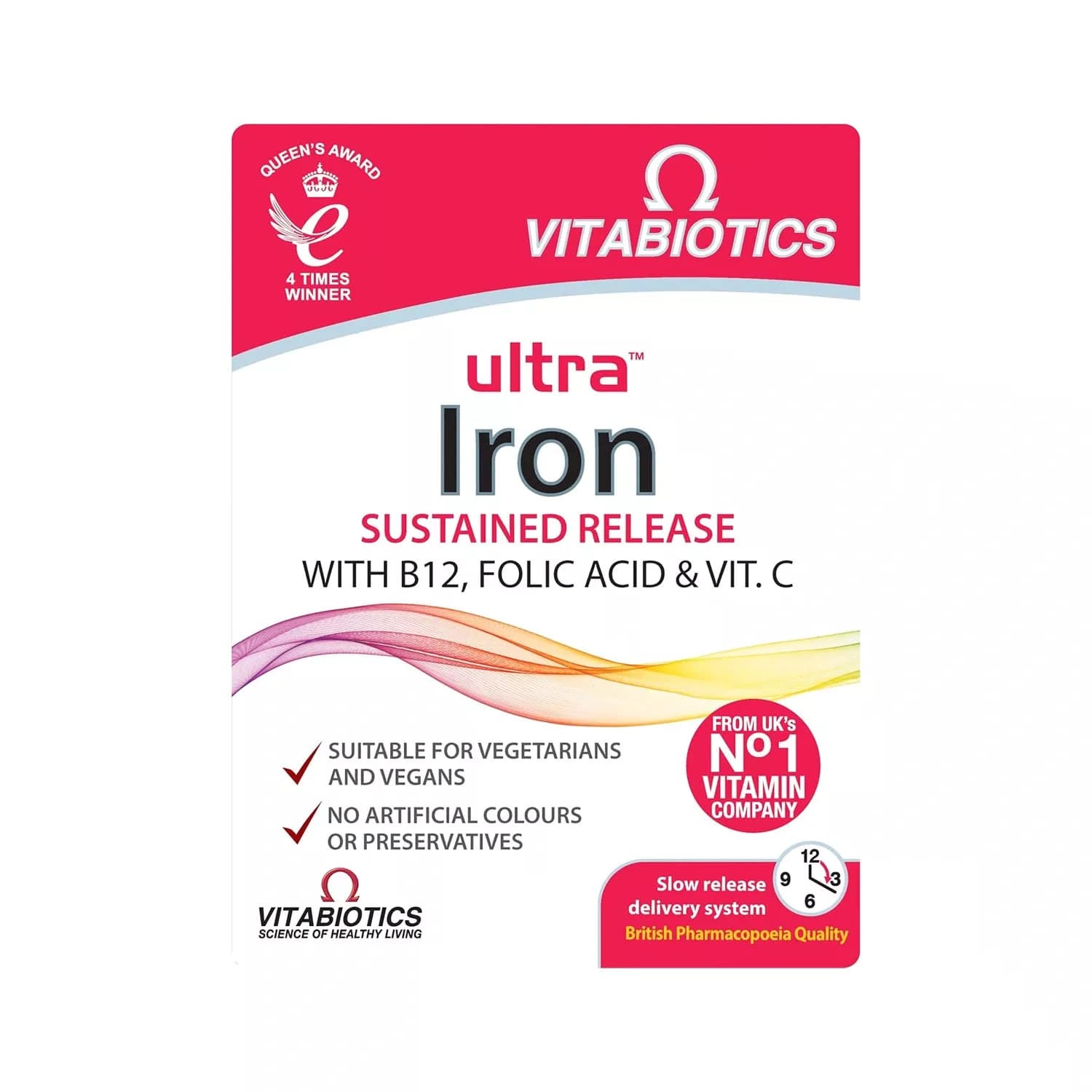 Vitabiotics Ultra Iron Tablets - 30 Tablets
