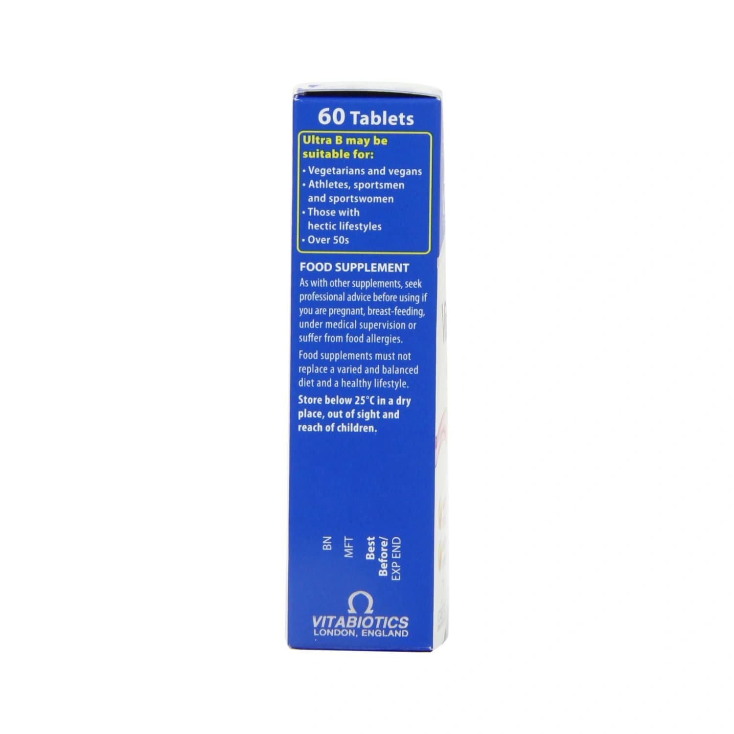 Vitabiotics Ultra Vitamin B-Complex 60 Tablets