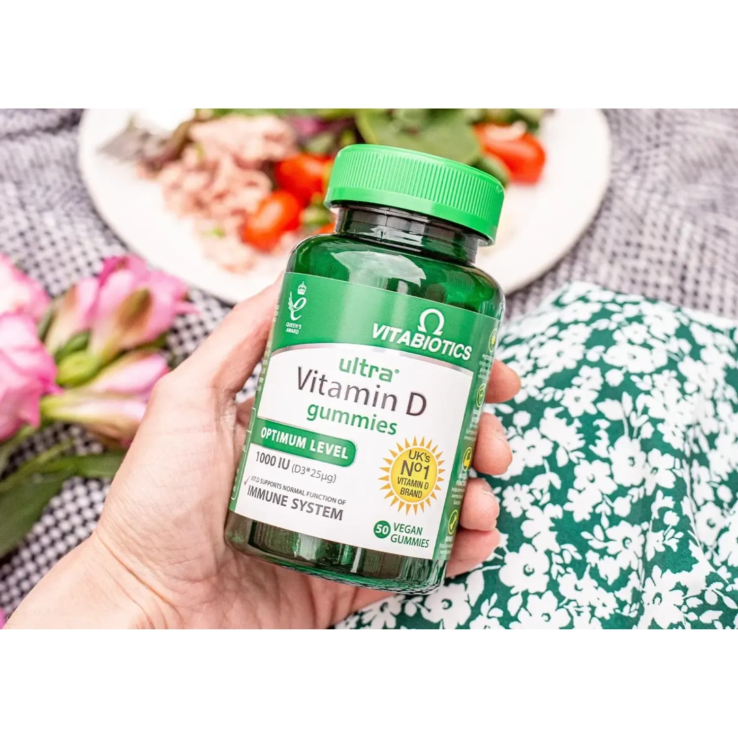 Vitabiotics Ultra Vitamin D 1000IU Vegan 50 Gummies