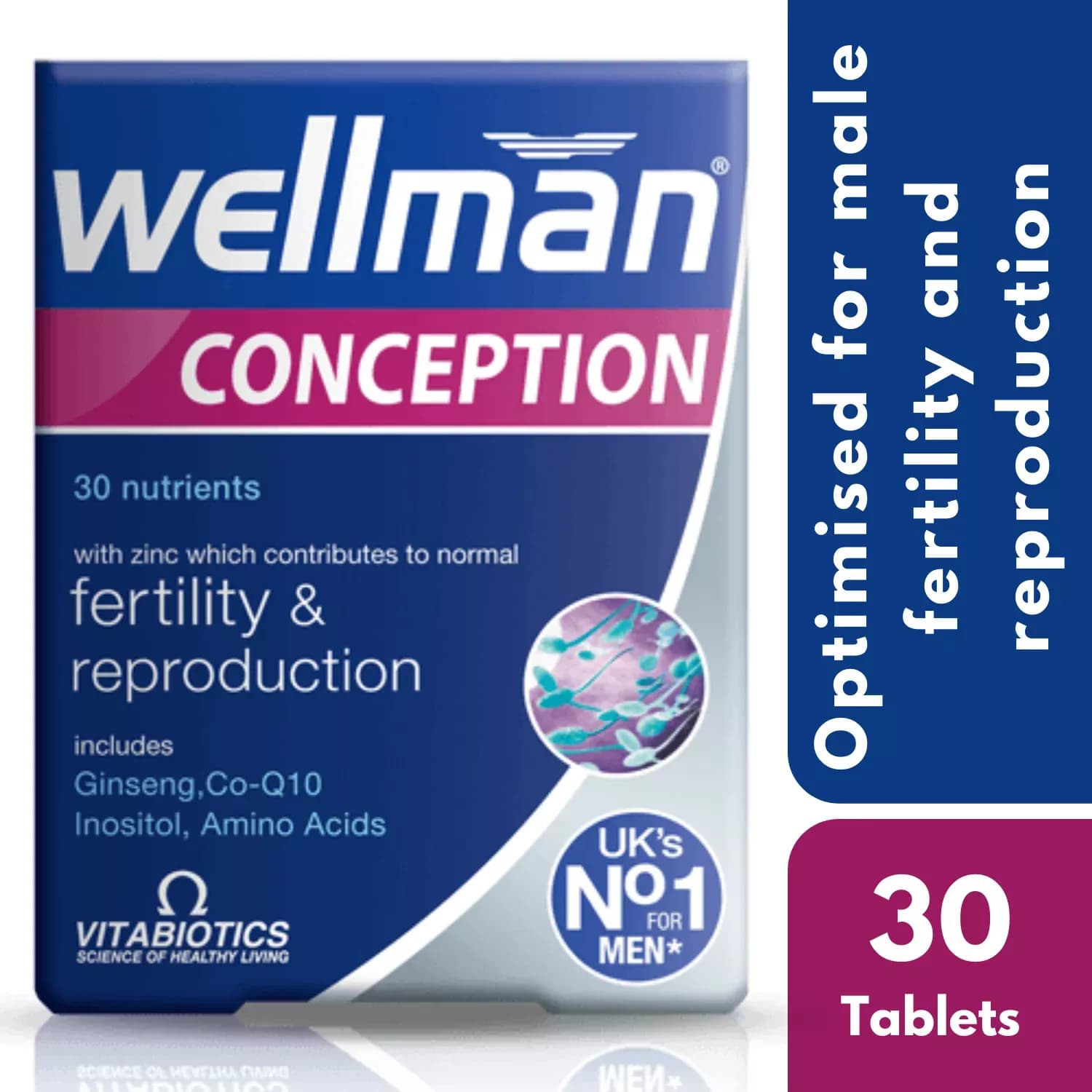 Vitabiotics Wellman Conception 30 Tablets