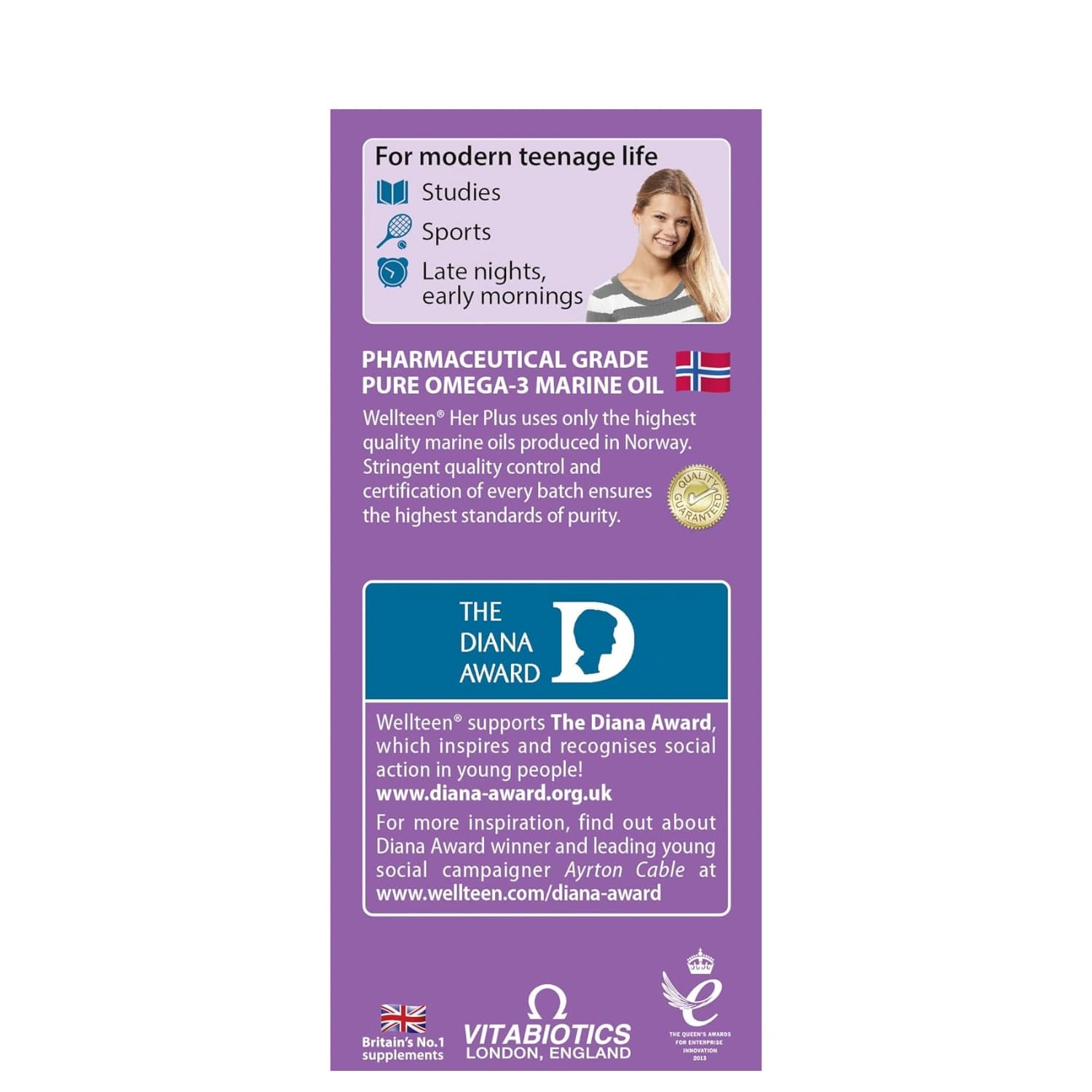 Vitabiotics Wellteen Her Plus - 56 Tablets