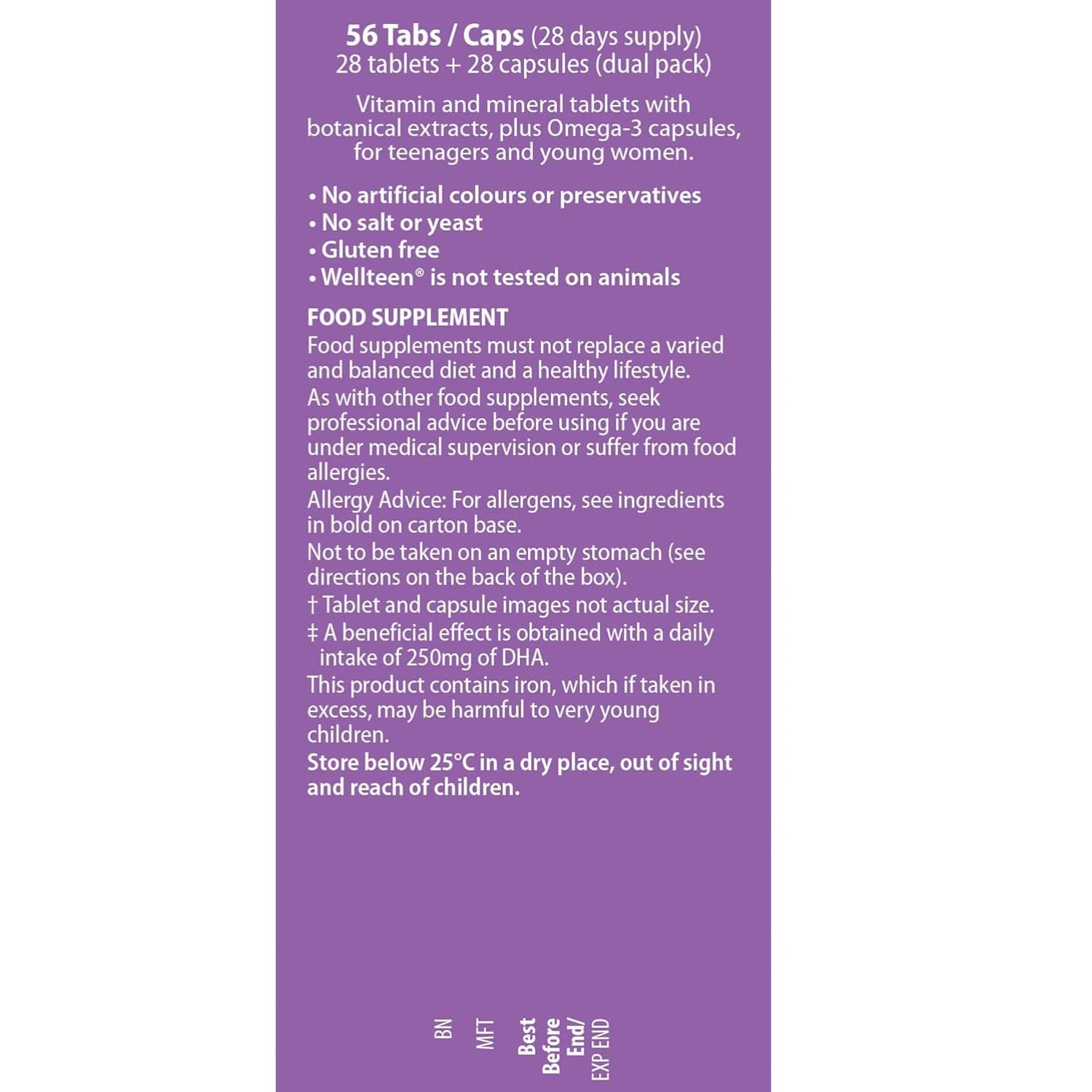Vitabiotics Wellteen Her Plus - 56 Tablets