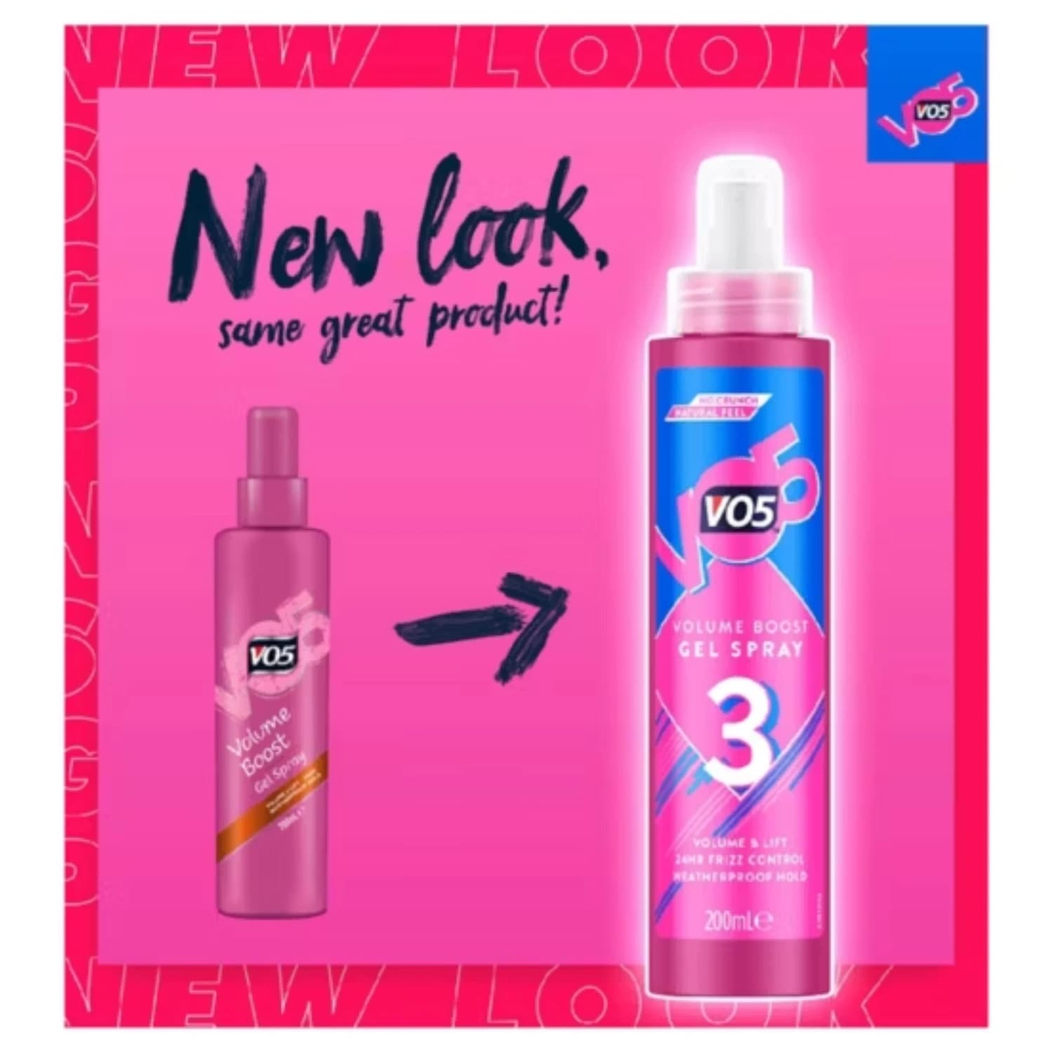 Vo5 Volumising Gel Spray 200ml