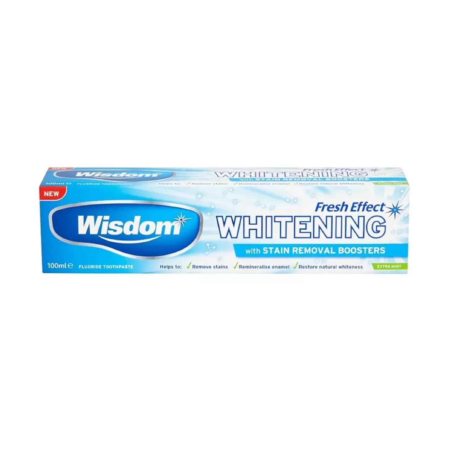 Wisdom Fresh Effect Whitening Toothpaste 100ml - Pack of 6