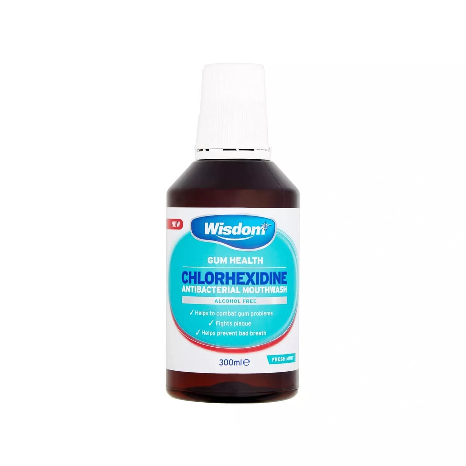 Wisdom Mouthwash Mint Alcohol Free 300ml