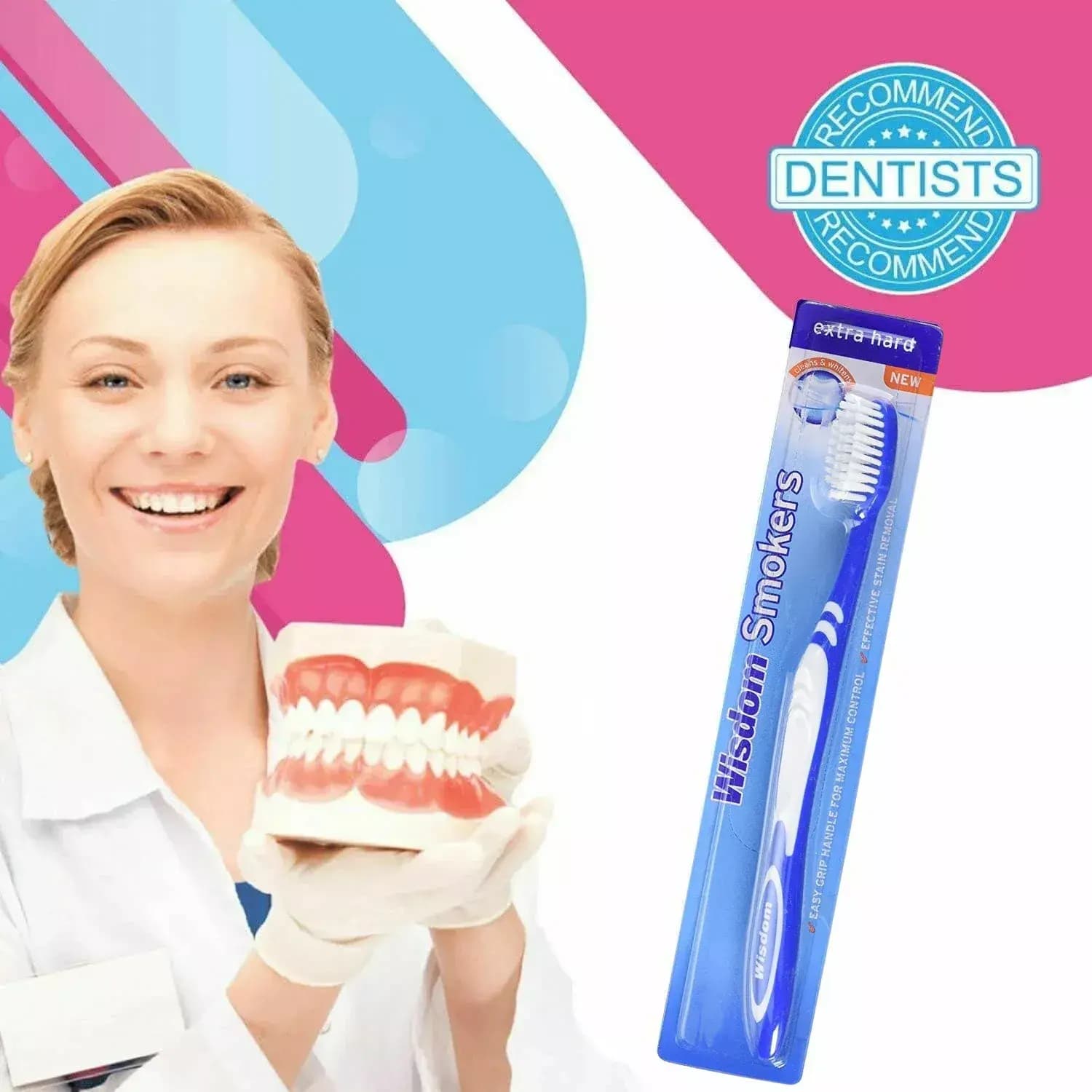 Wisdom Smokers Extra Hard Toothbrush
