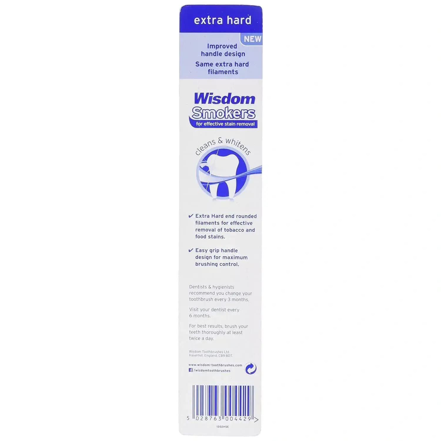 Wisdom Smokers Extra Hard Toothbrush