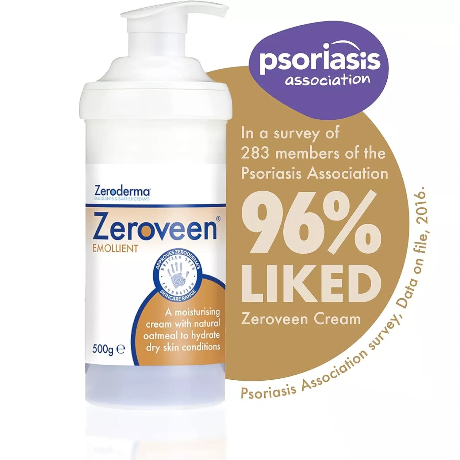 Zeroderma Zeroveen Emollient Cream 500g
