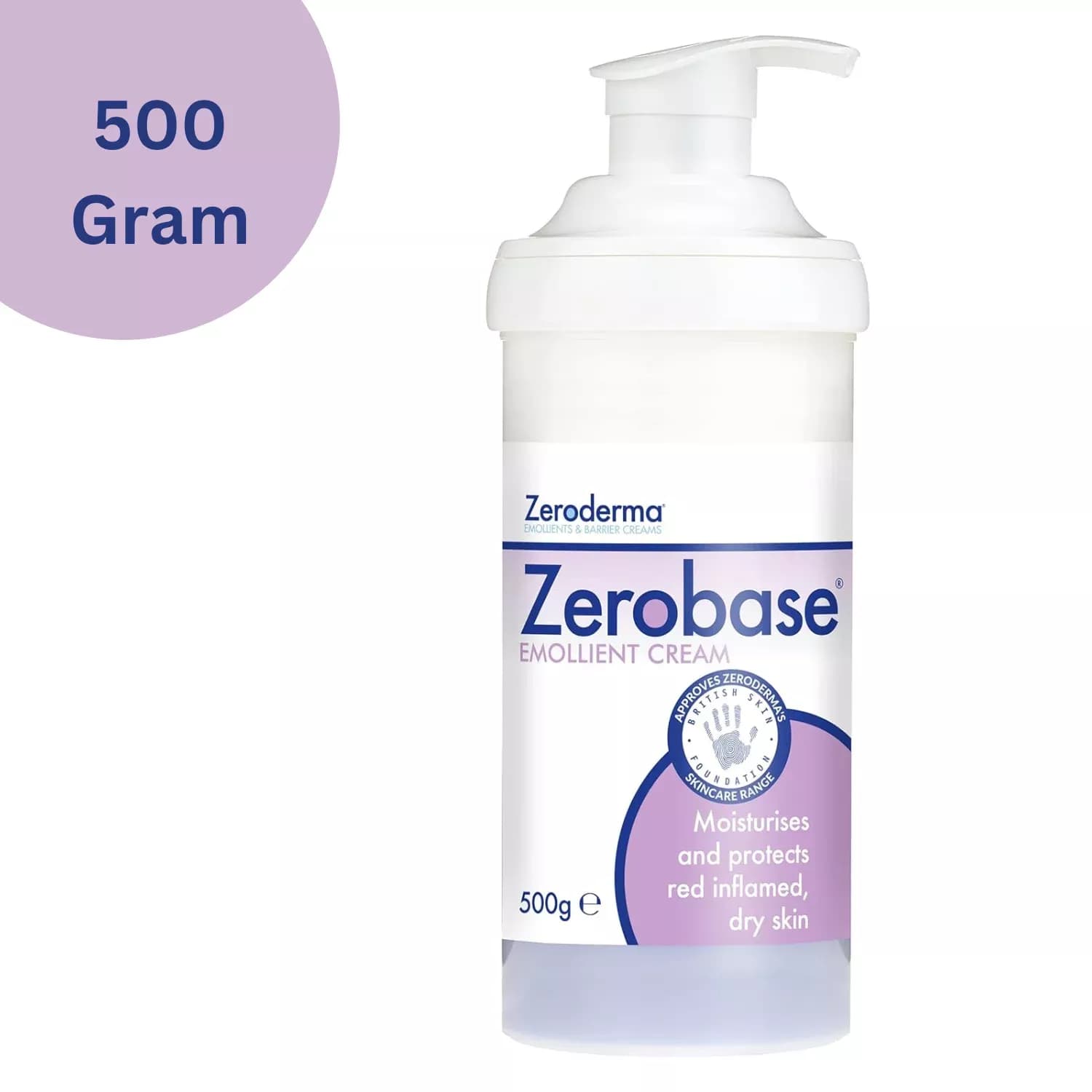 Zeroderma Zerobase Emollient Cream 500g