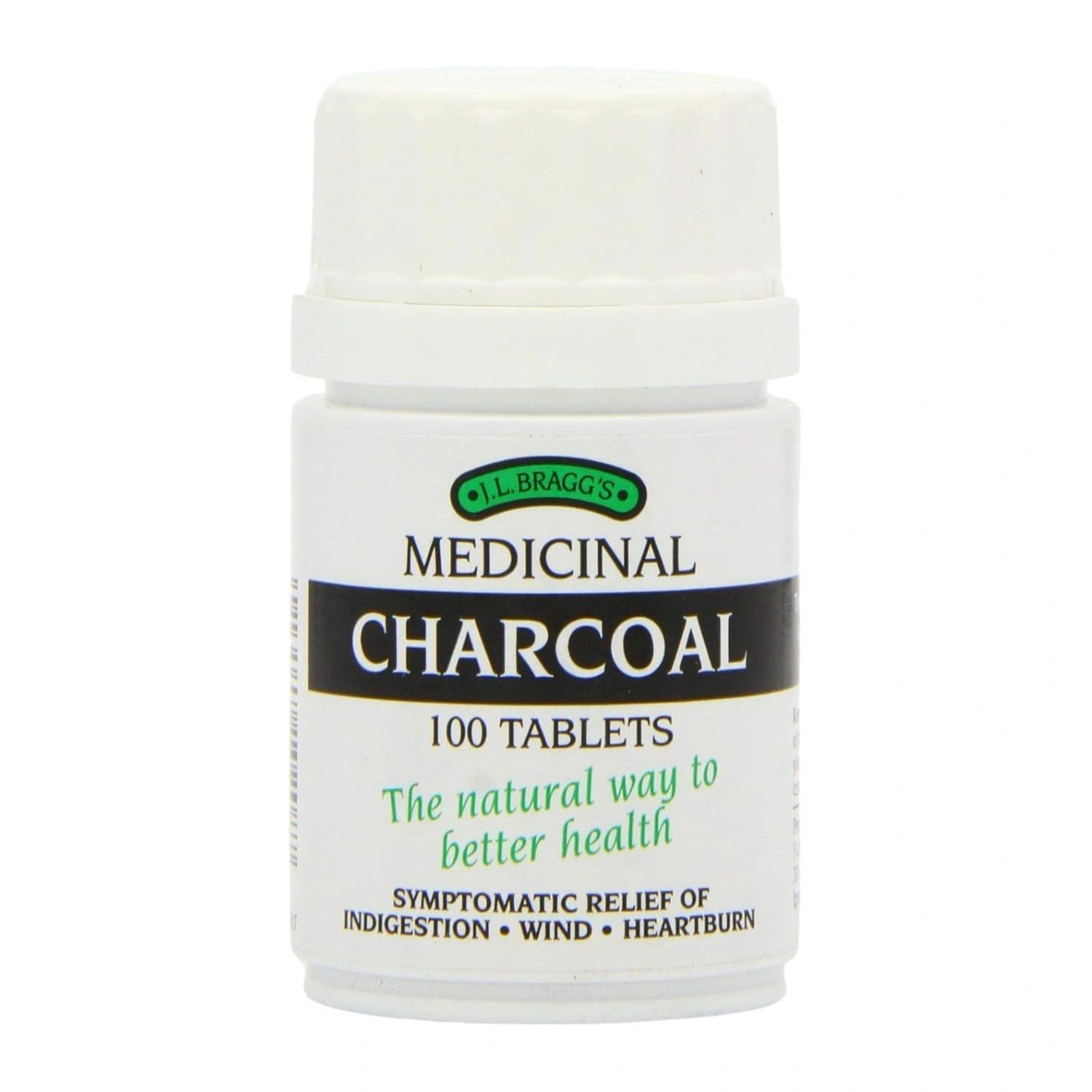 Bragg's Charcoal 100 Tablets - Pack of 6