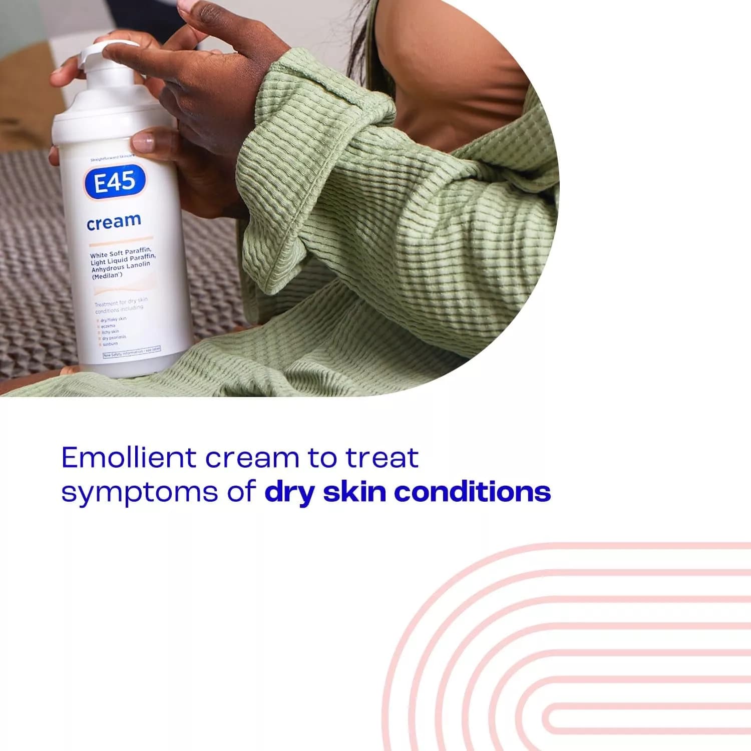 E45 Moisturiser Cream Moisturiser Pump 500g