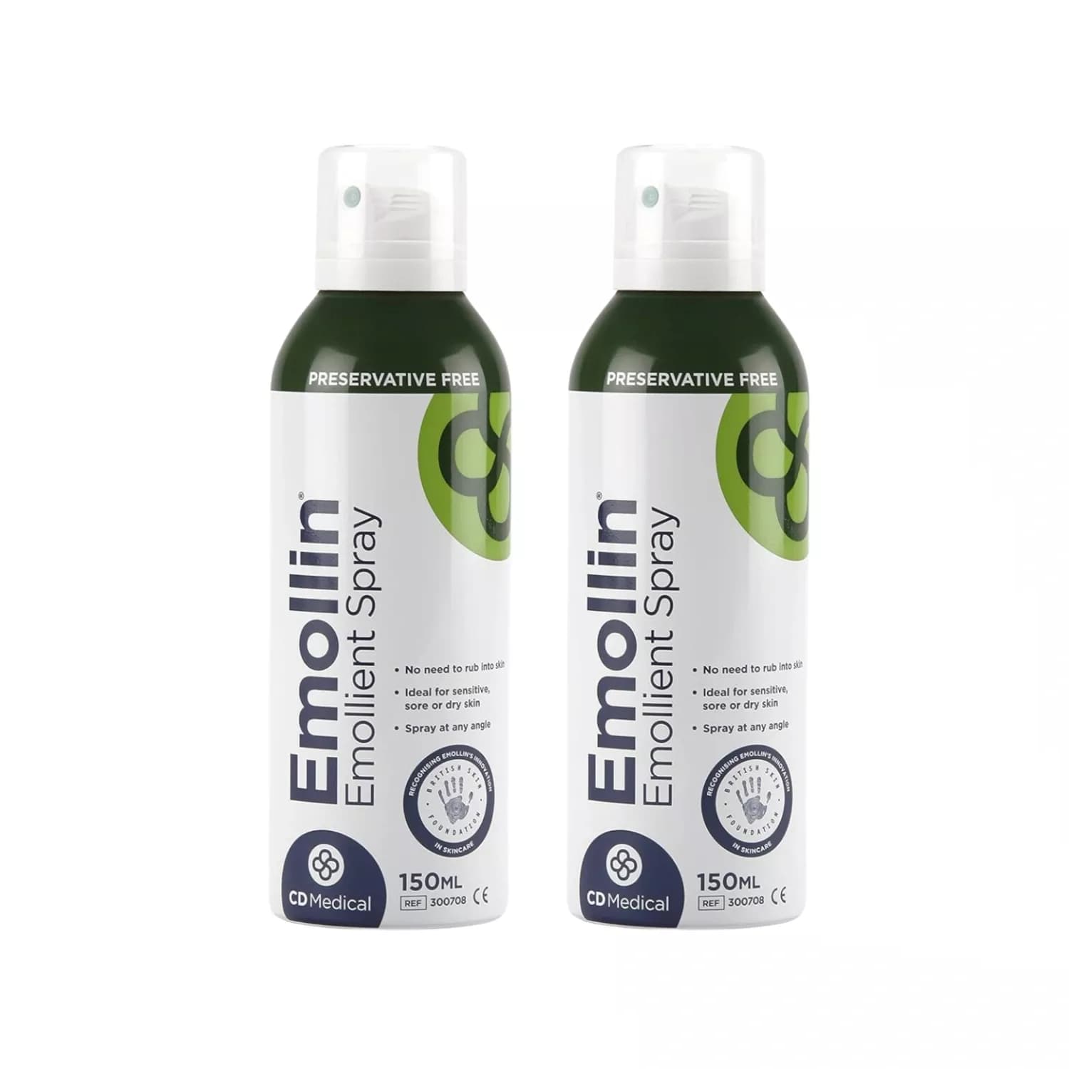 Emollin Emollient Spray 150ml - Pack of 2