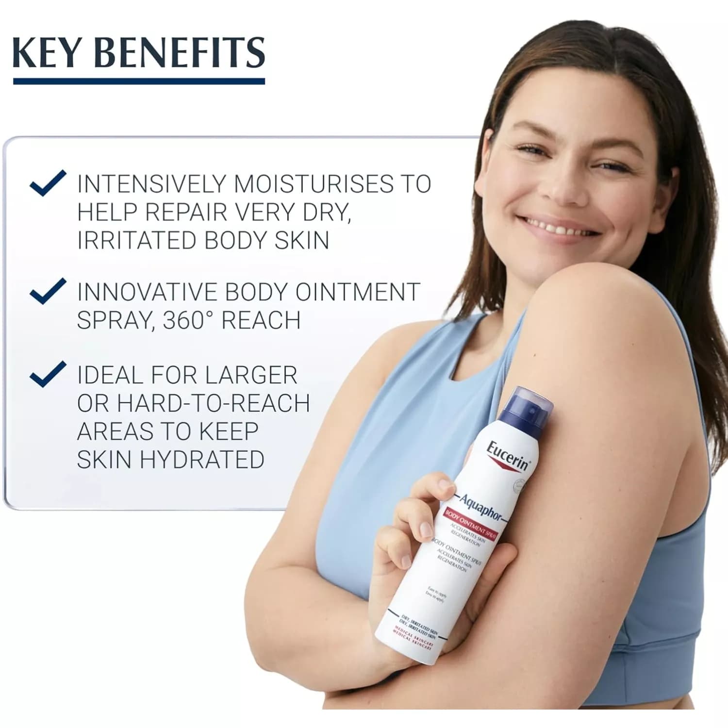 Eucerin Aquaphor Body Ointment Spray 250ml