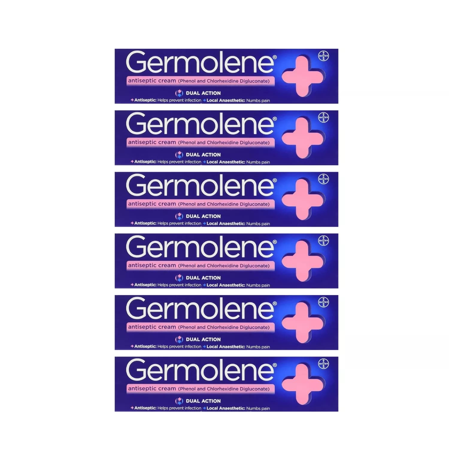 6x Germolene Antiseptic Cream 55g