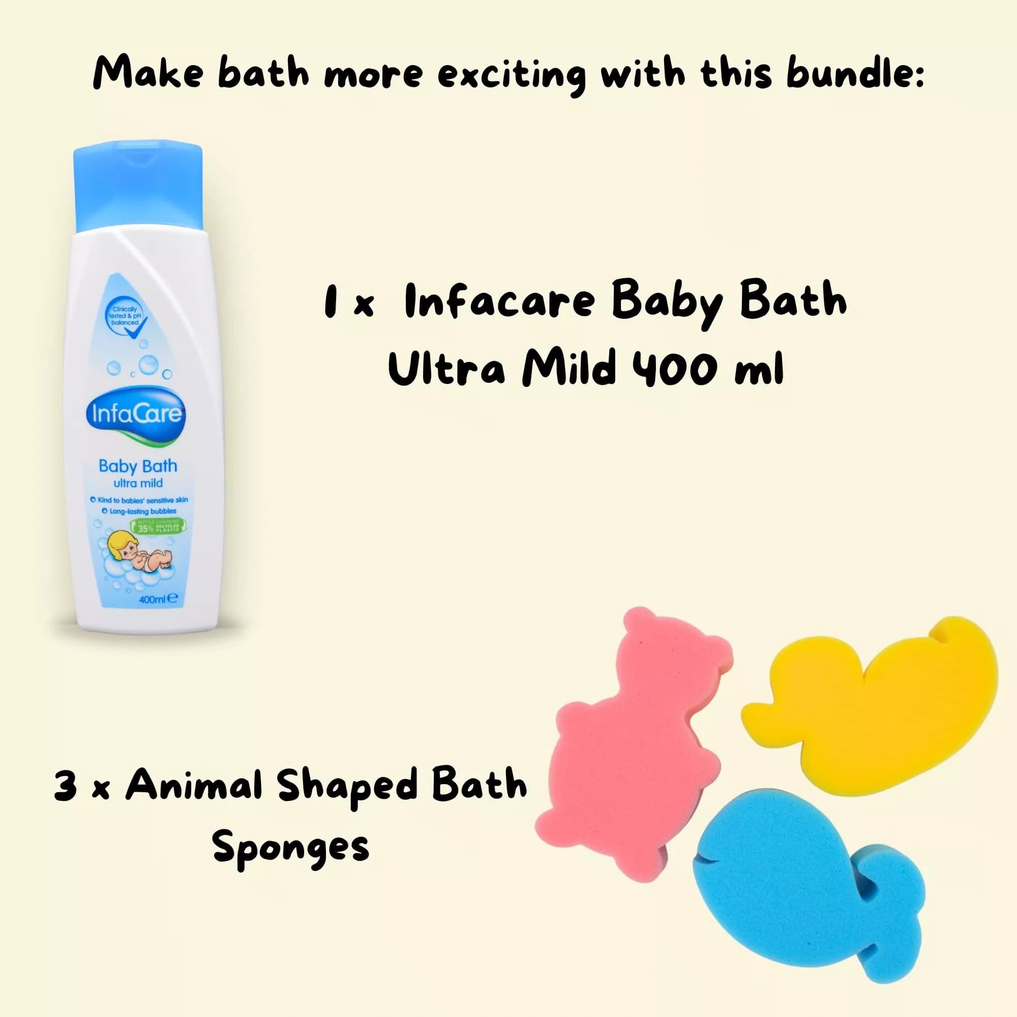 Infacare Ultra Mild Baby Bubble Bath 400ml