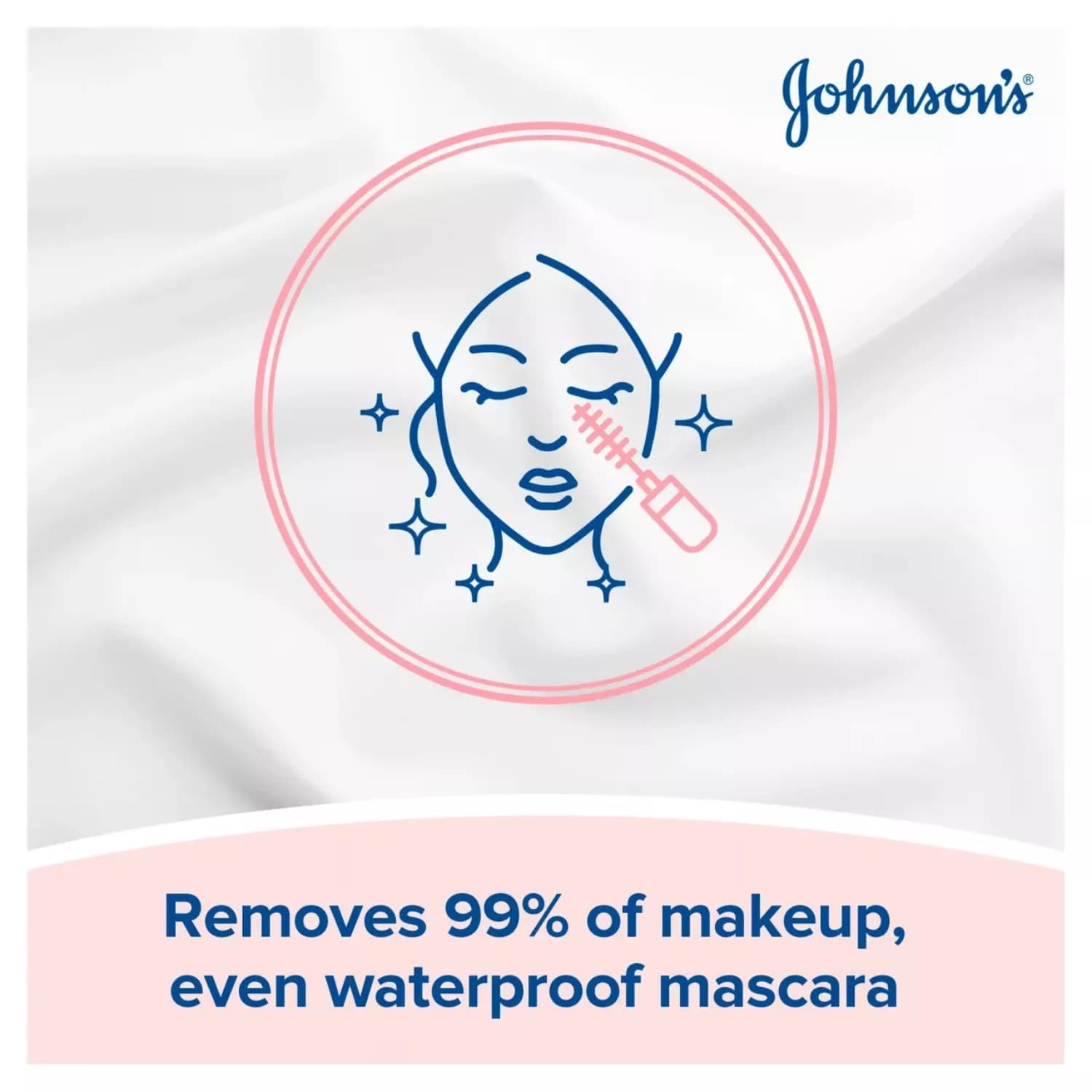 Johnson's Face Care Makeup Be Gone Refreshing 25 Wipes