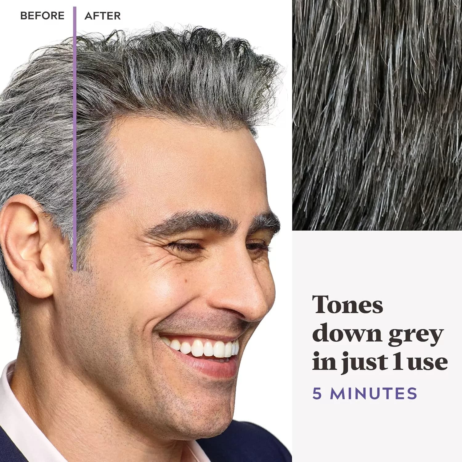 Just For Men Touch of Grey Hair Dye Dark Brown T-45 - Pack 3