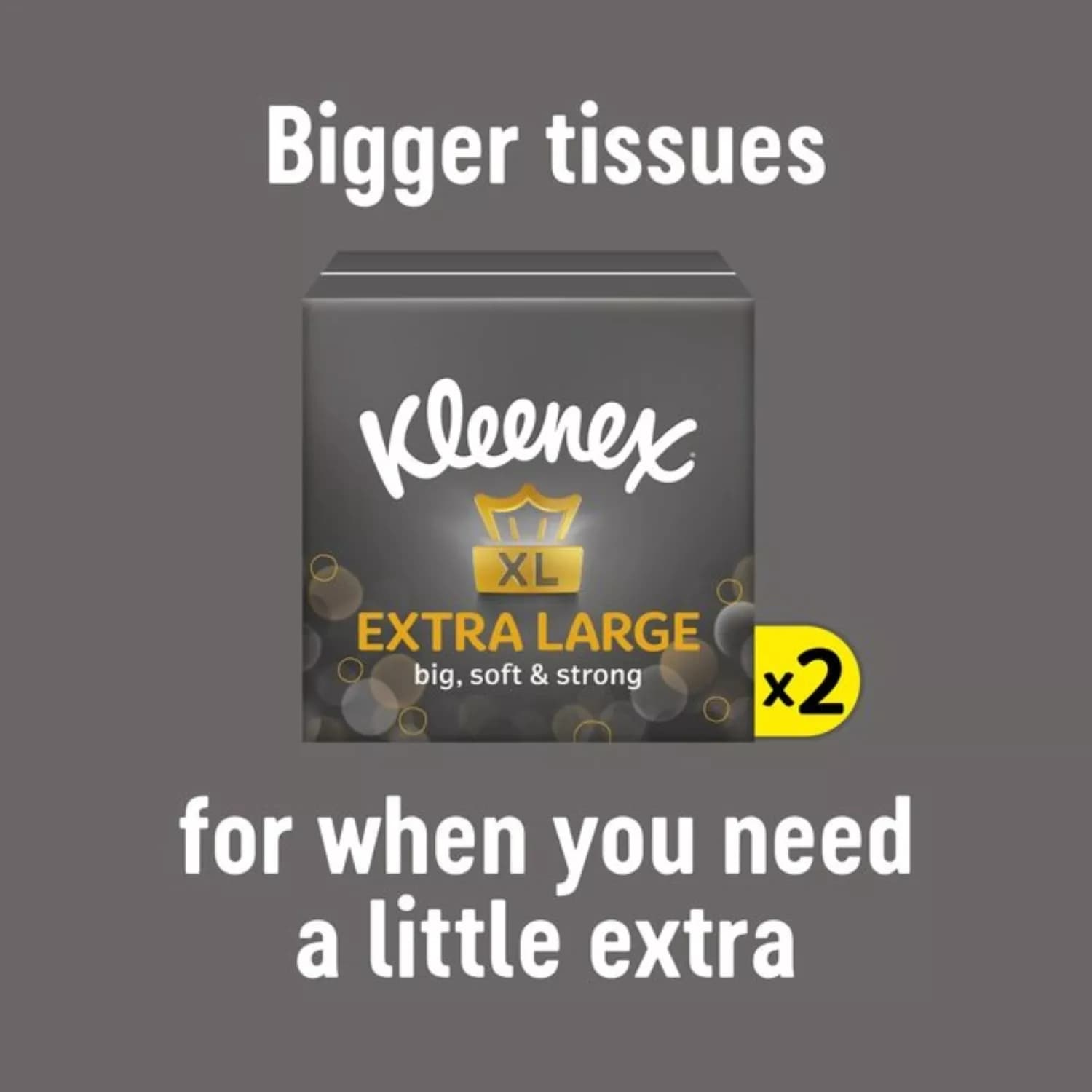 Kleenex Extra Large Tissues Compact Twin 44