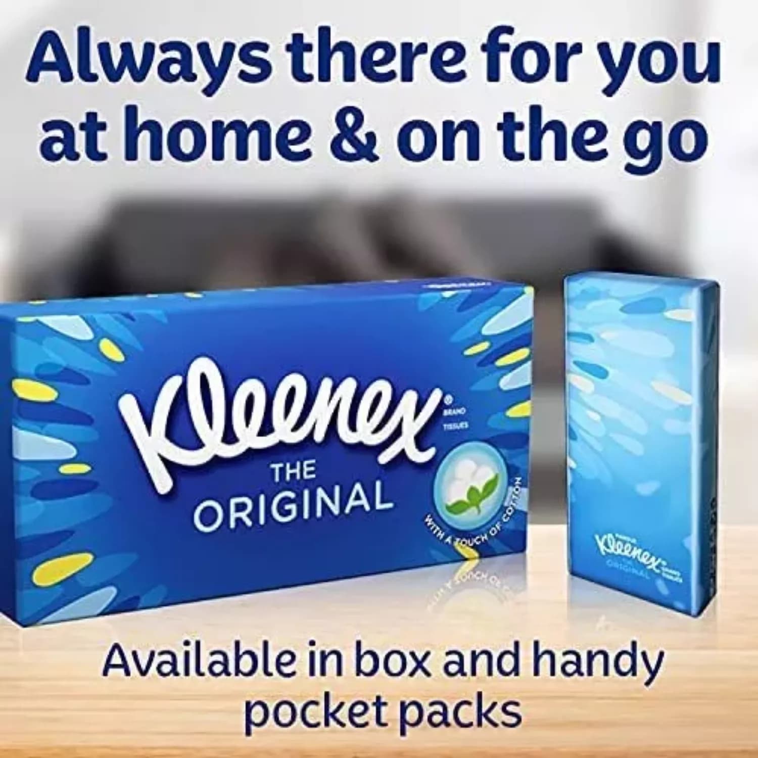 Kleenex The Original Tissues Single Standard Box - 64 Tissues
