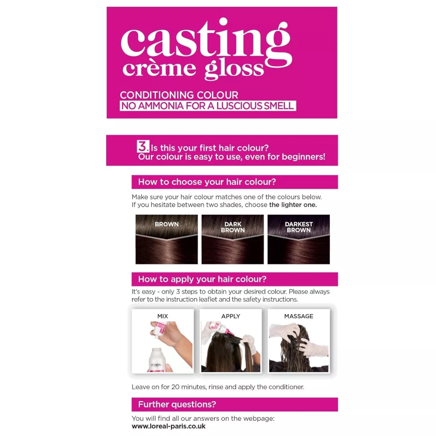 L'Oreal Casting Creme Gloss 323 Dark Choc Brown