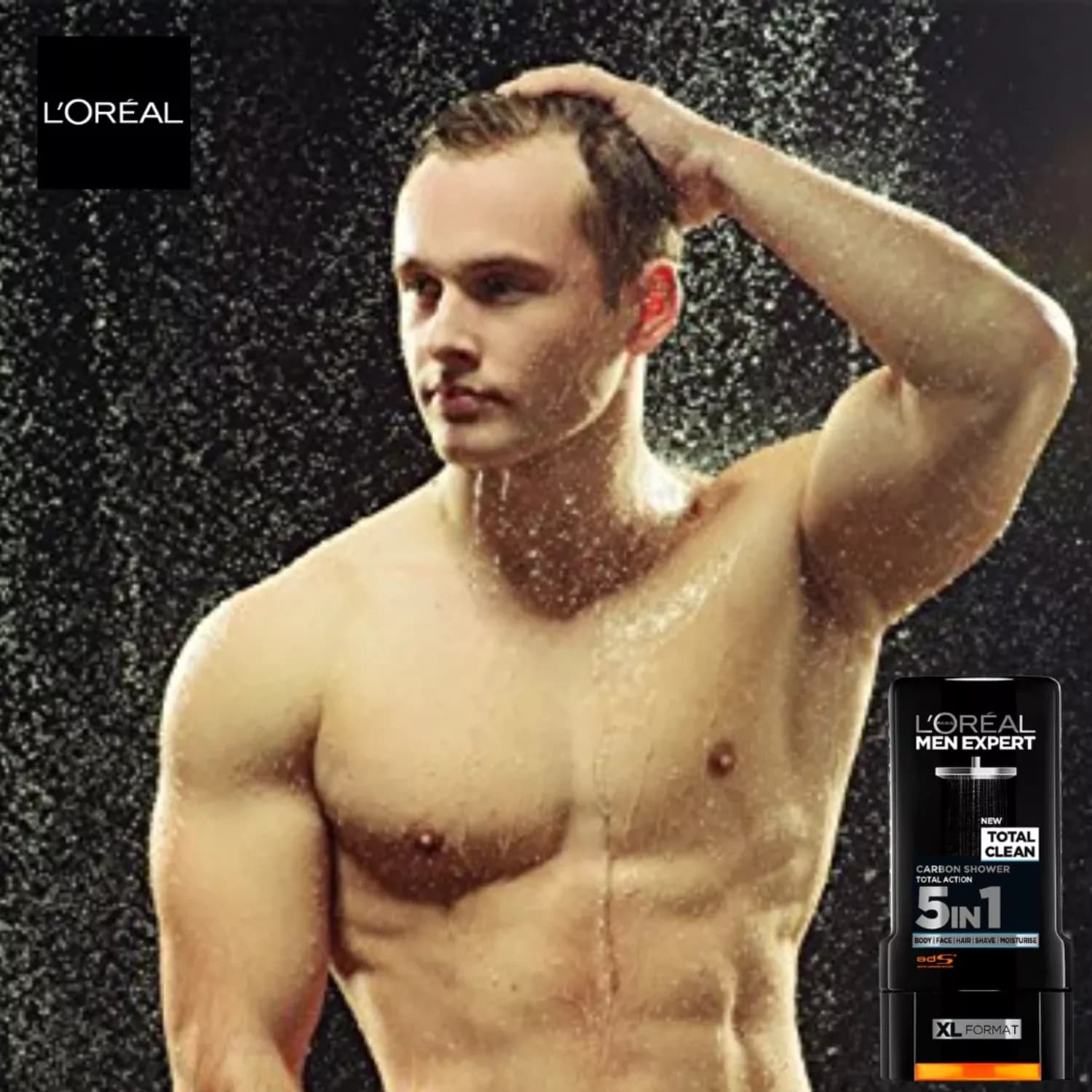 L'Oreal Men Expert Total Clean Shower Gel 300ml