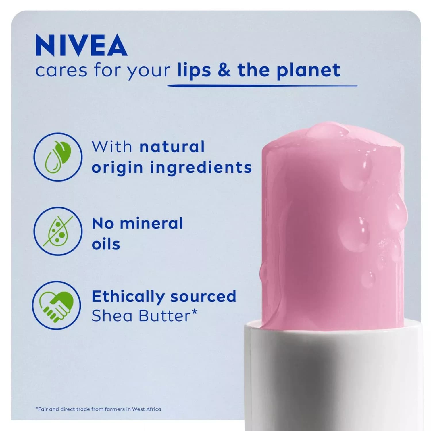 Nivea Lip Care Rose Daily Lip Care 4.8g