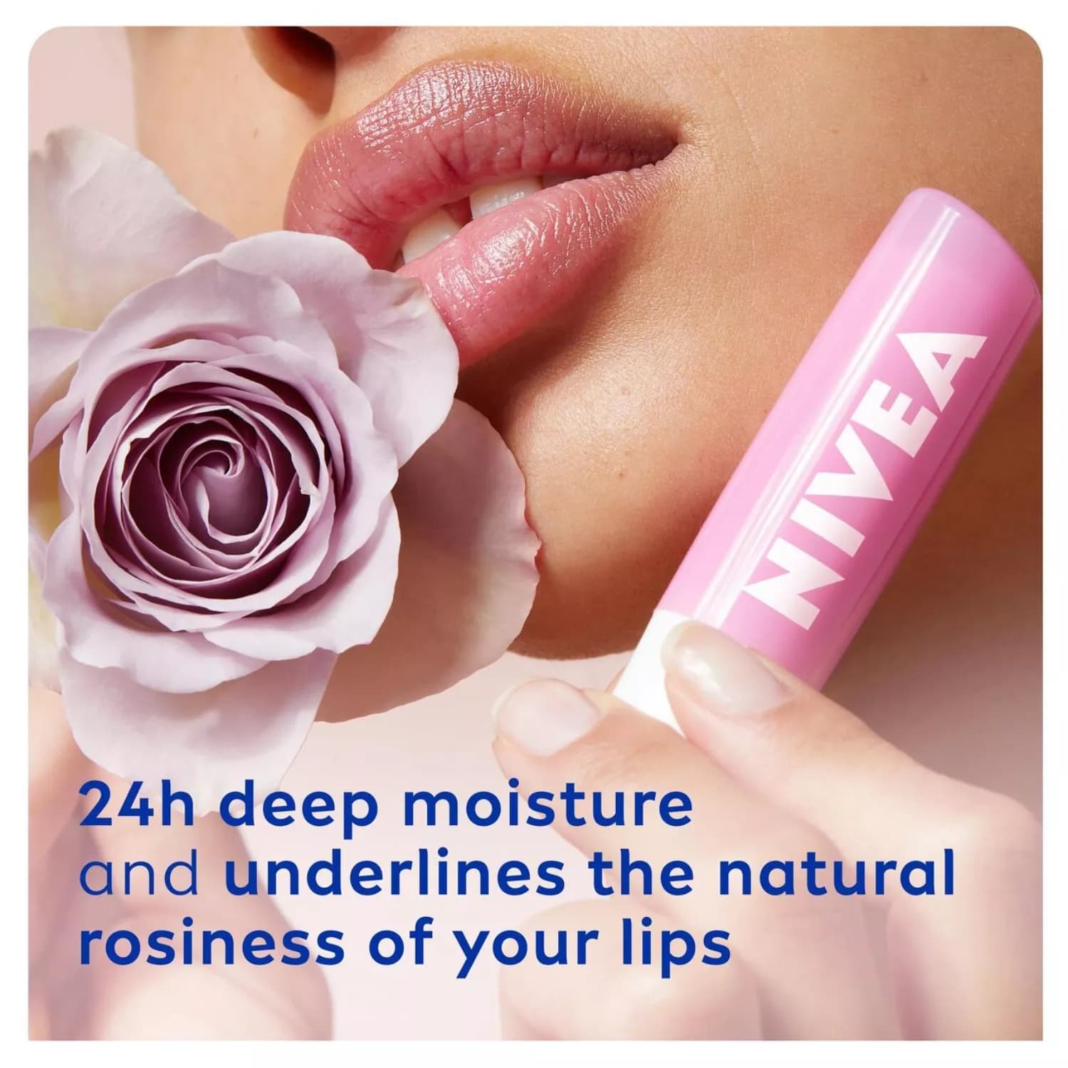Nivea Lip Care Rose Daily Lip Care 4.8g