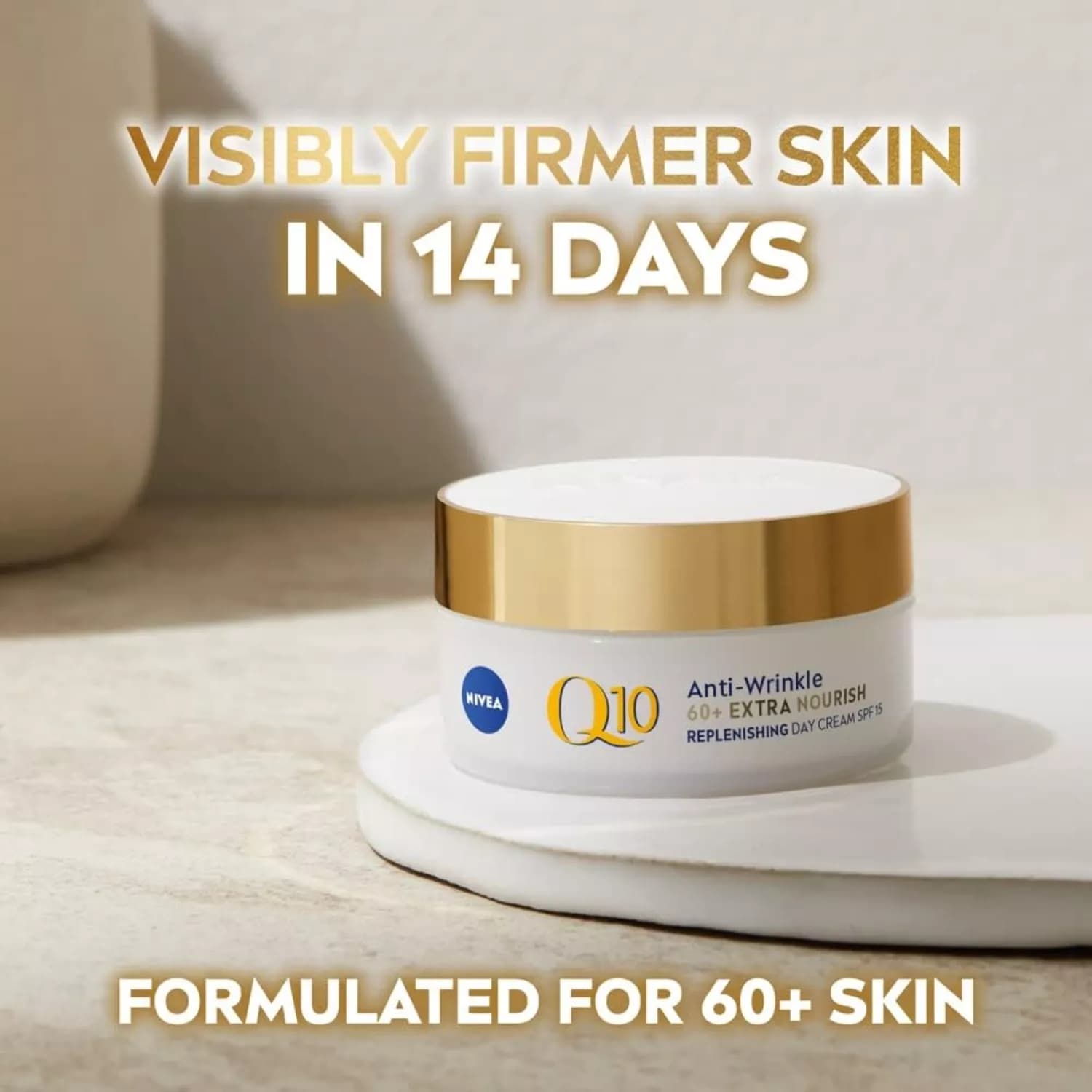 Nivea Q10 Power 60+ Skin Anti-Wrinkle + Replenishing Day Cream 50ml