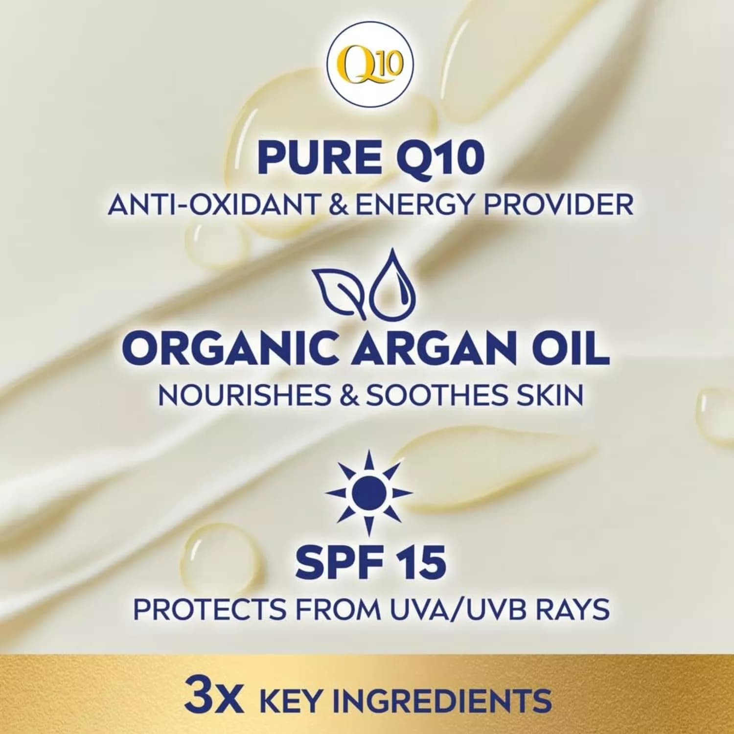 Nivea Q10 Power 60+ Skin Anti-Wrinkle + Replenishing Day Cream 50ml
