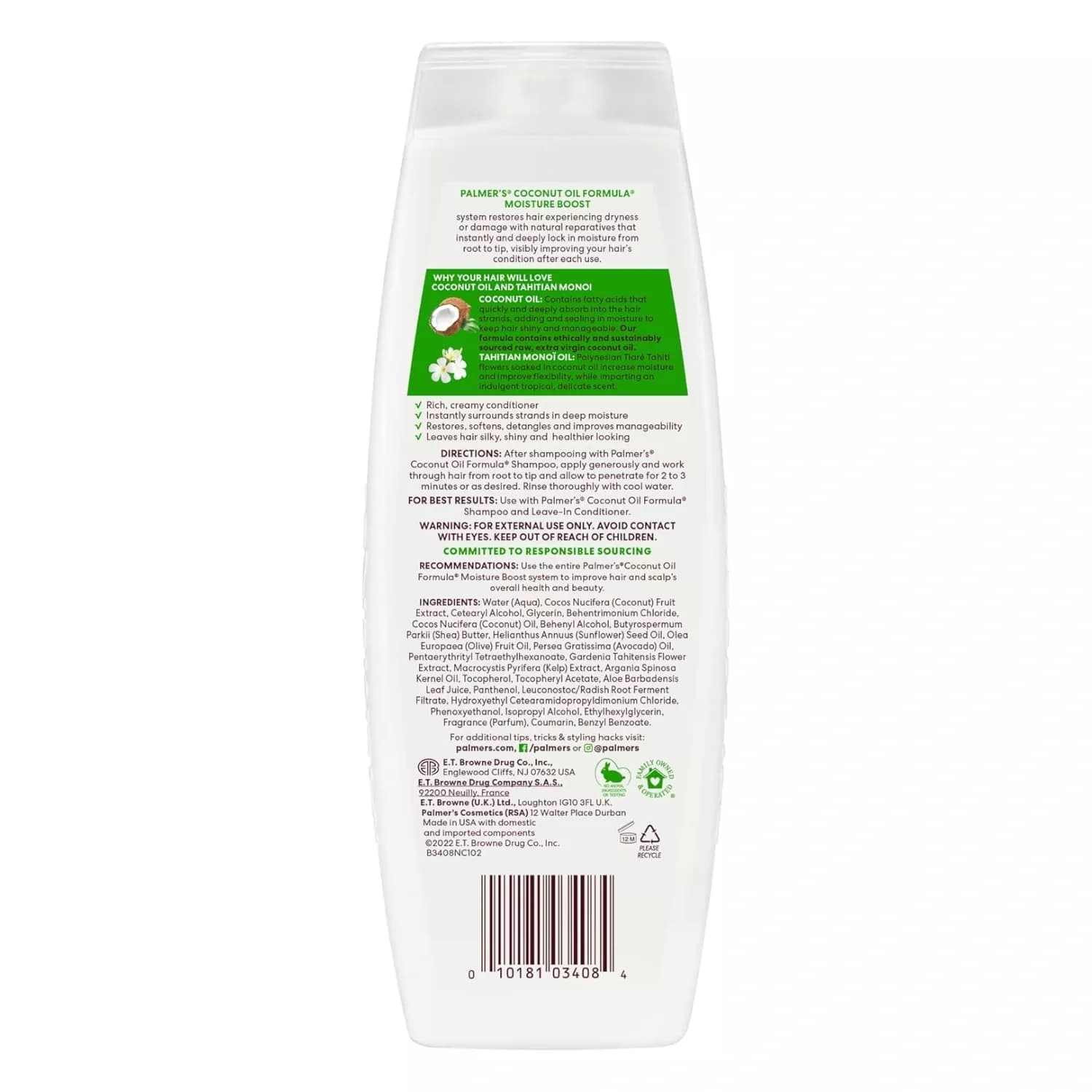 Palmers Coconut Formula Conditioner 400ml