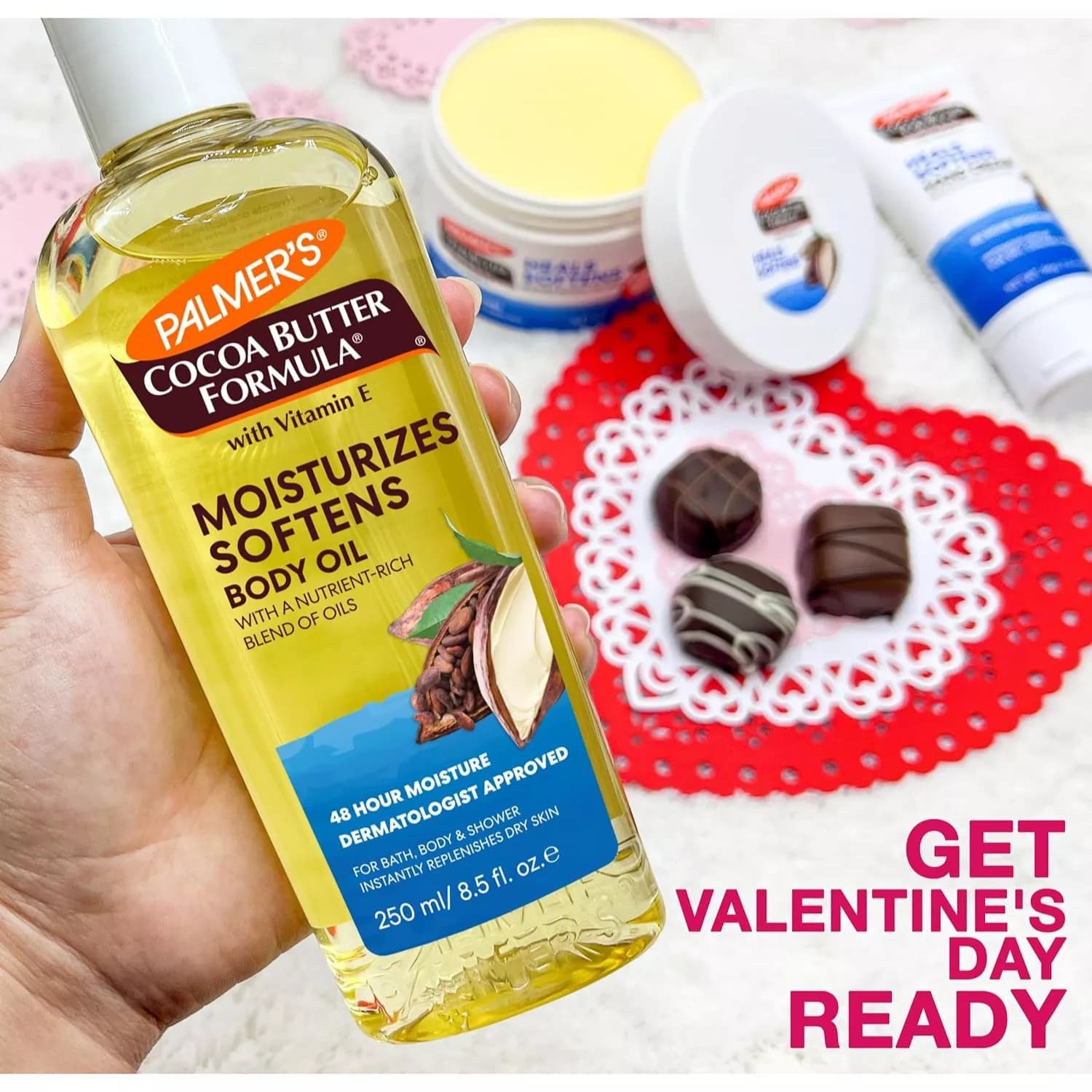 Palmers Moisturising Body Oil 250ml - Pack of 3