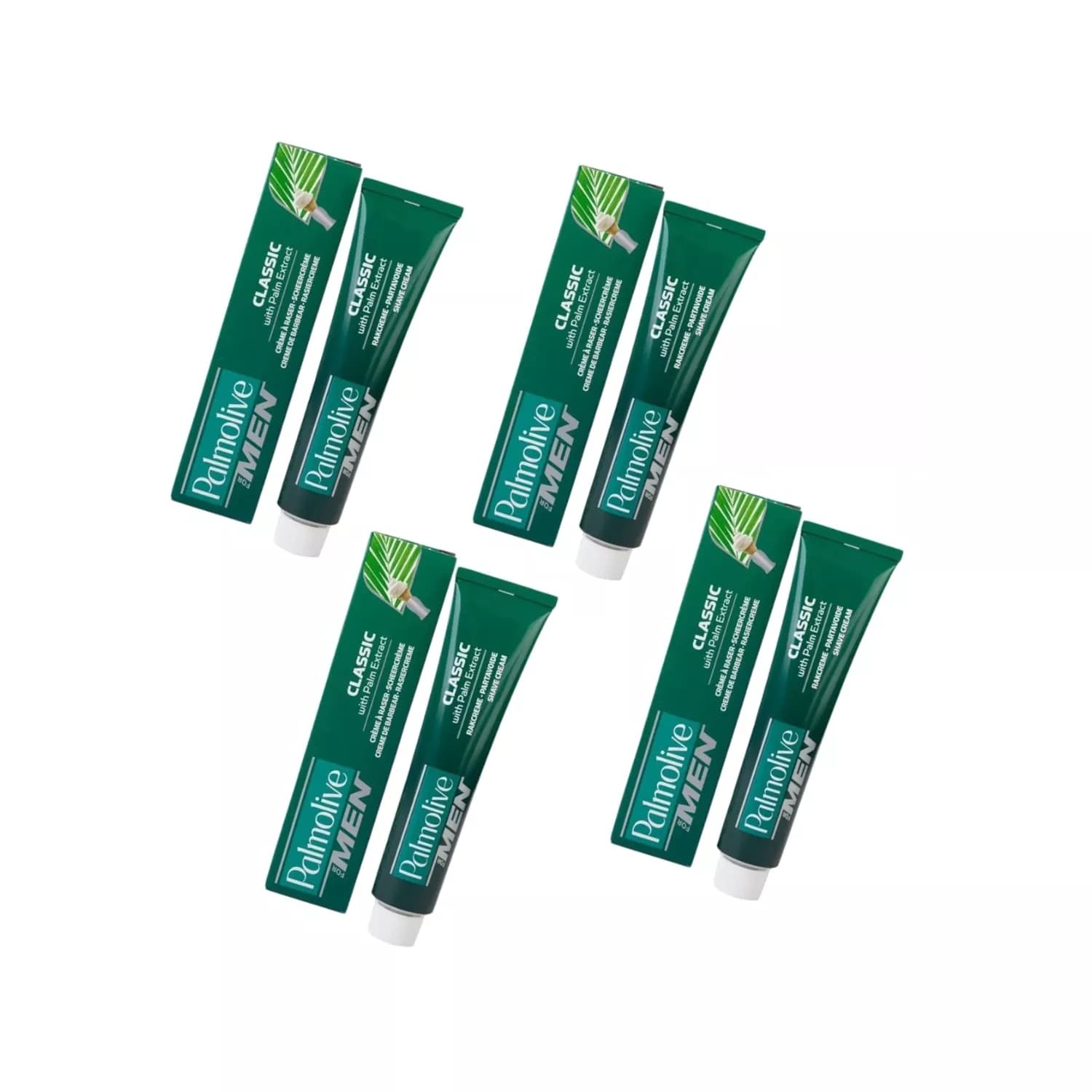 Palmolive Men Palm Extract Shave Cream 100ml- Pack 4
