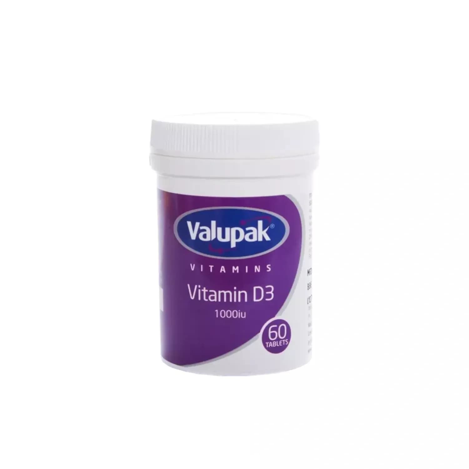 Valupak Vitamin D3 60 Tablets
