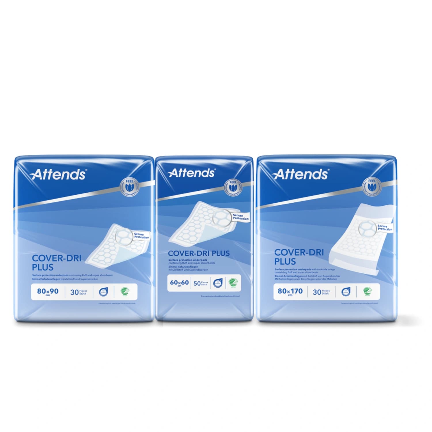 Attends Cover Dri Plus & Super Disposable Pads