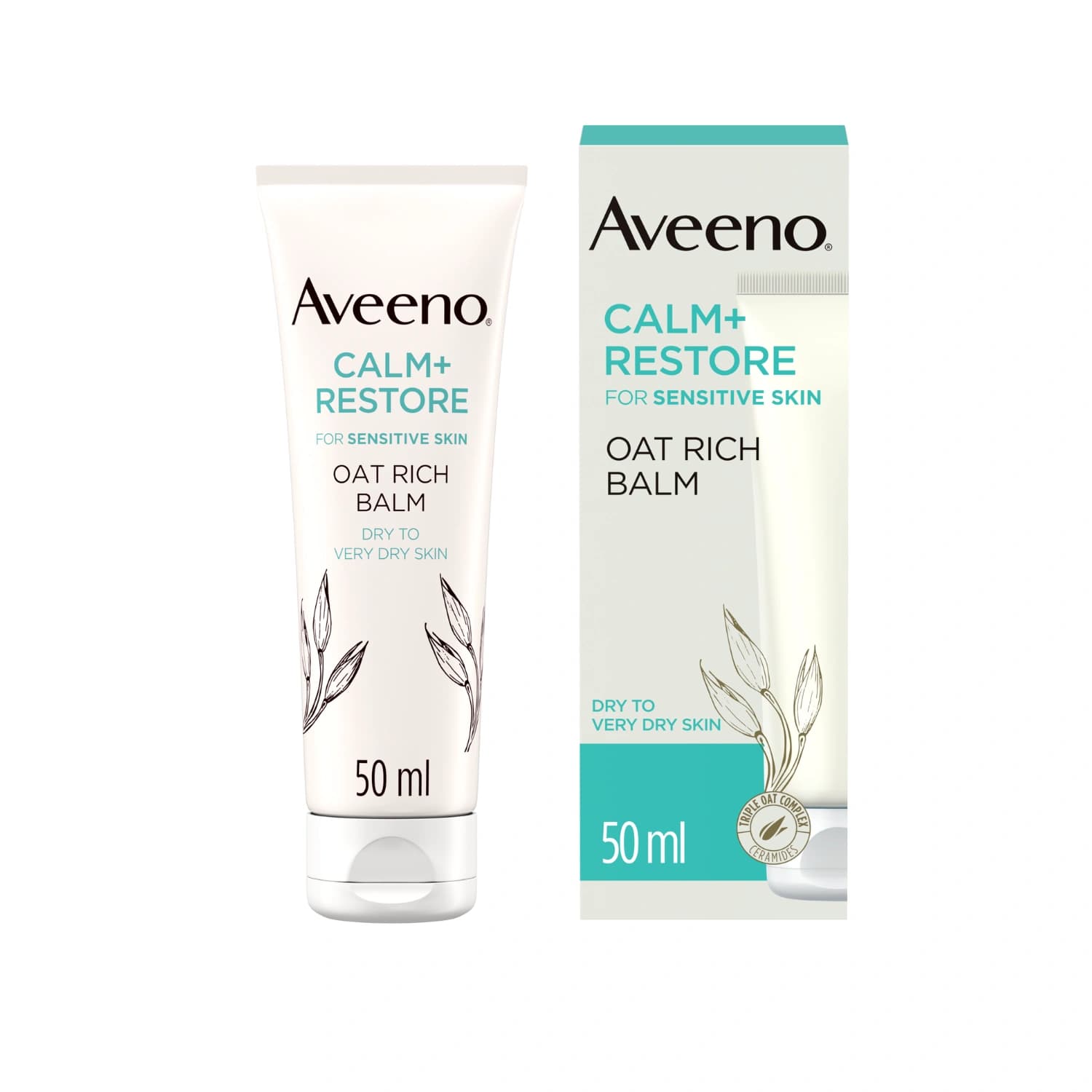 Aveeno Face Calm+ Restore Oat Rich Balm 50ml