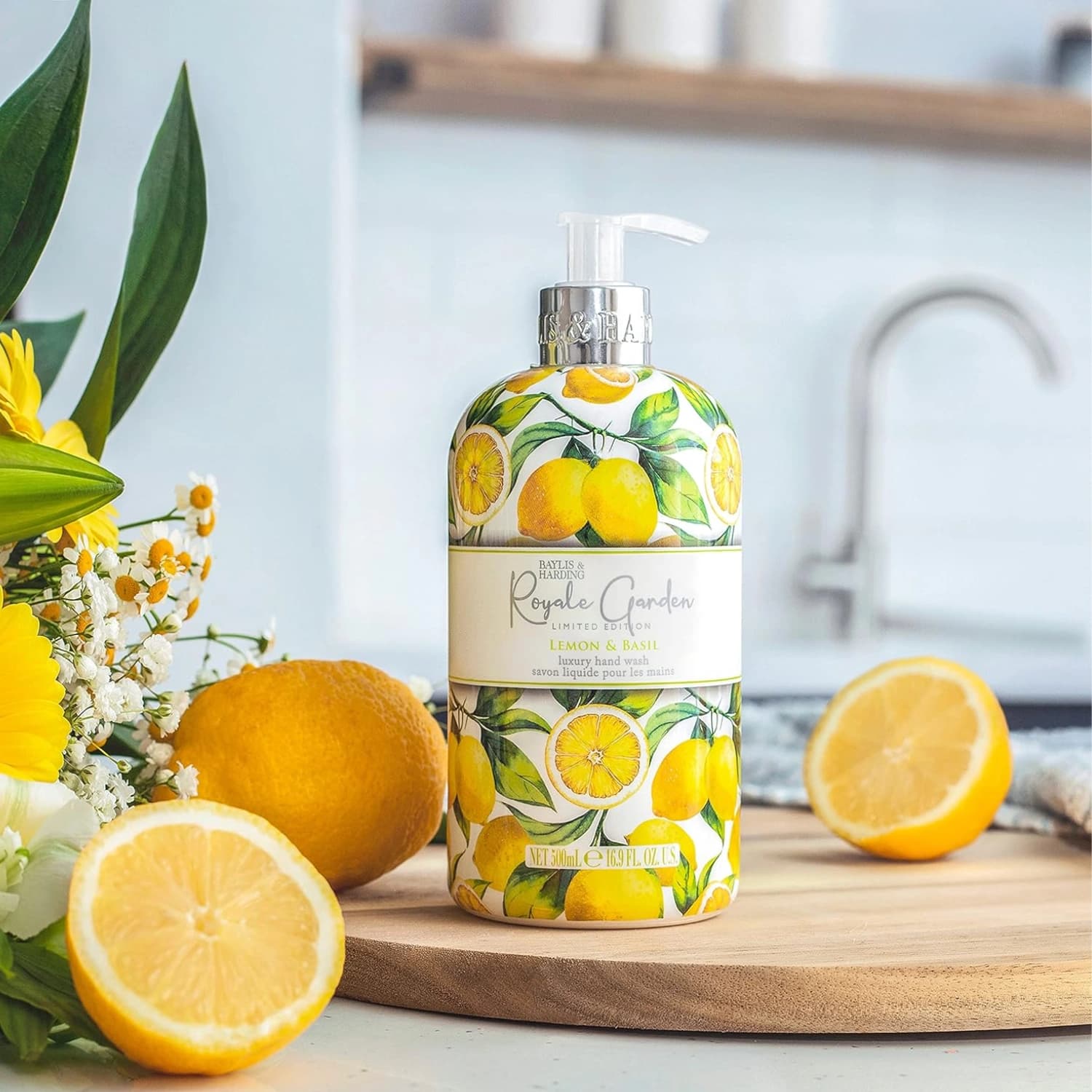 Baylis & Harding Royale Garden Lemon & Basil Hand Wash 500ml