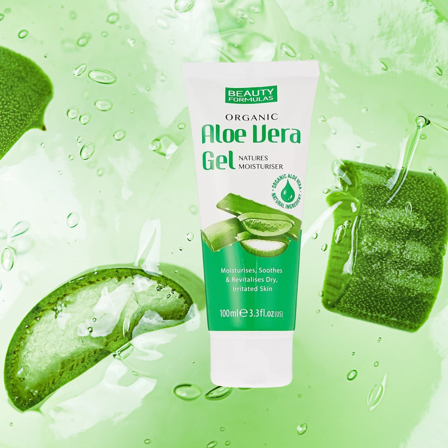 Beauty Formulas Organic Aloe Vera Gel 100ml