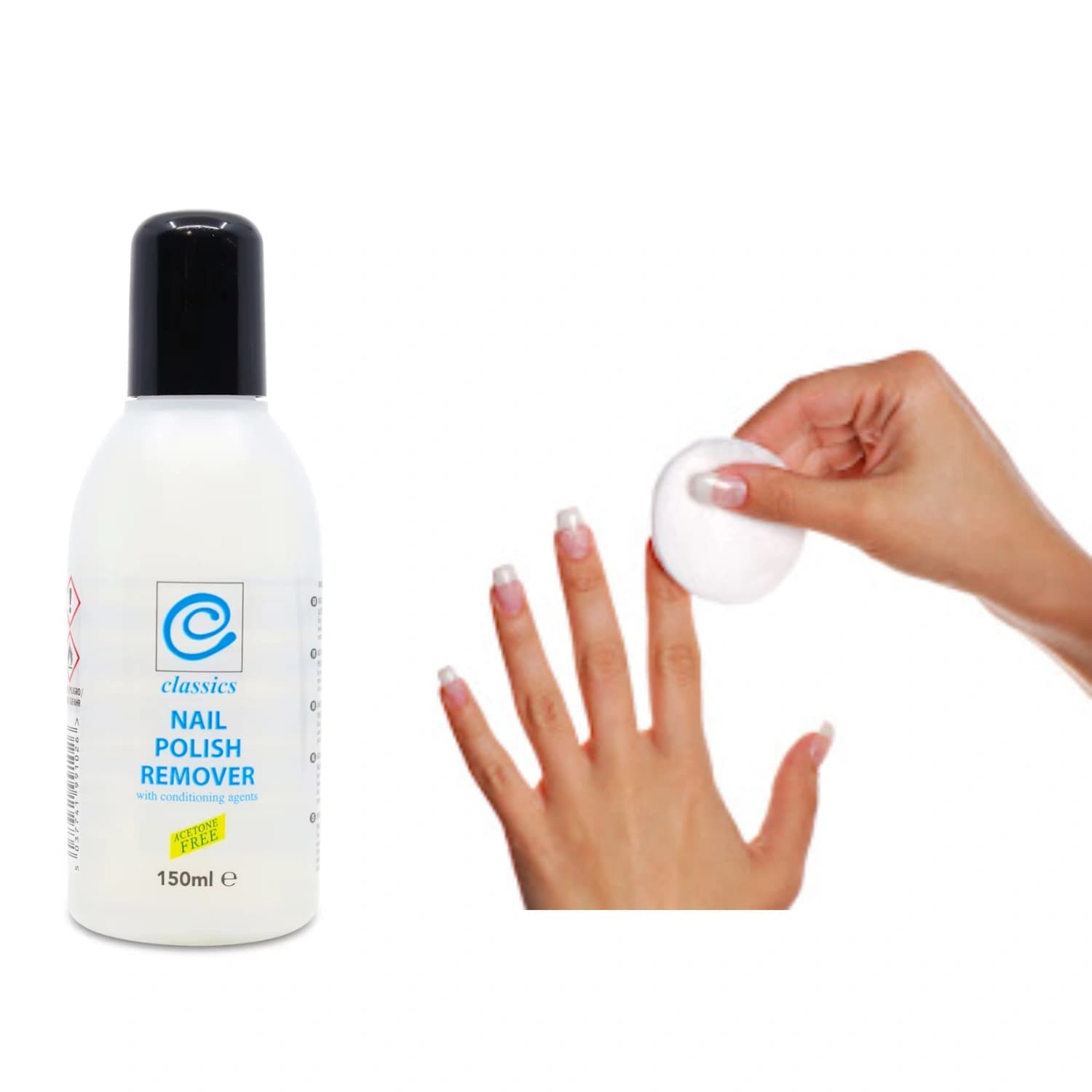 Classics Acetone Free Nail Poilsh Remover 150ml