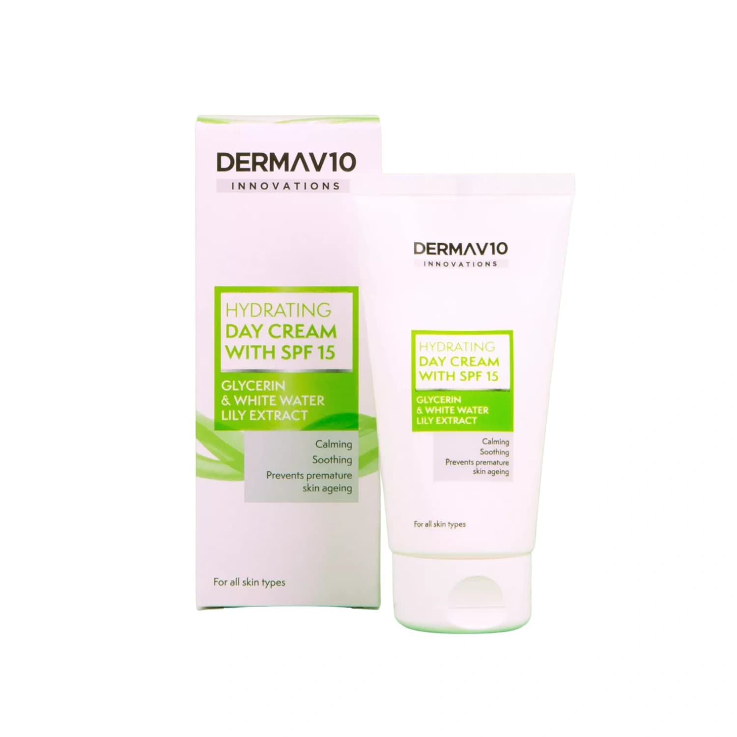 Derma V10 Hydrating Day Cream with SPF15 50ml
