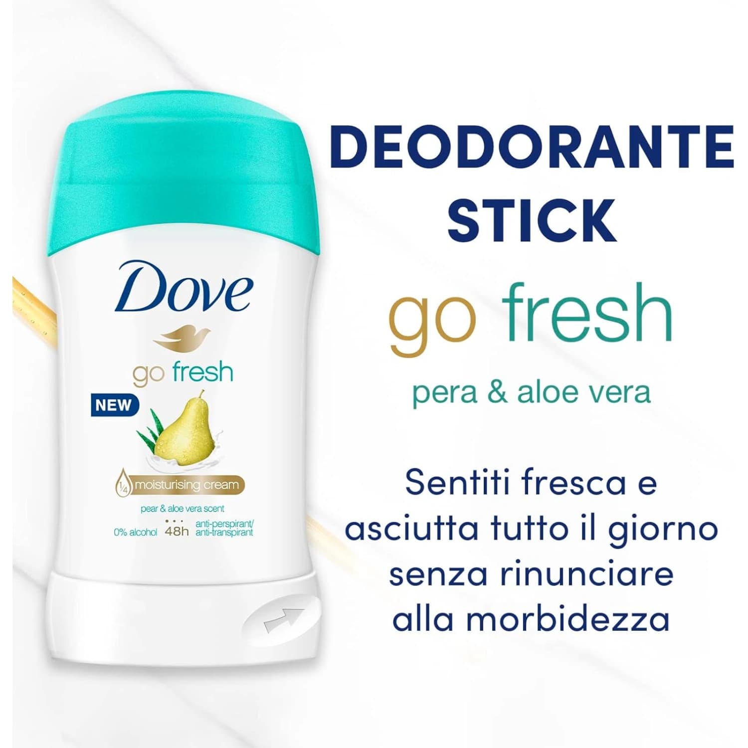 Dove Anti-Per spirant Stick Pear and Aloe Vera 40ml