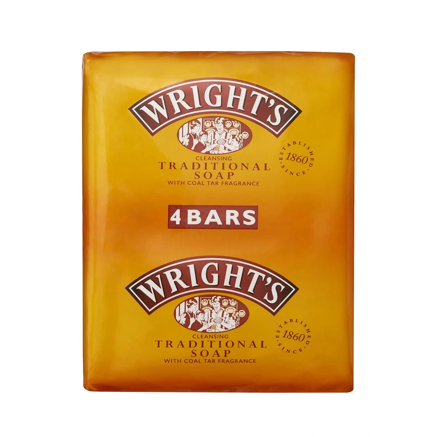 Wright's Traditional Soap Bars 4 x 100g