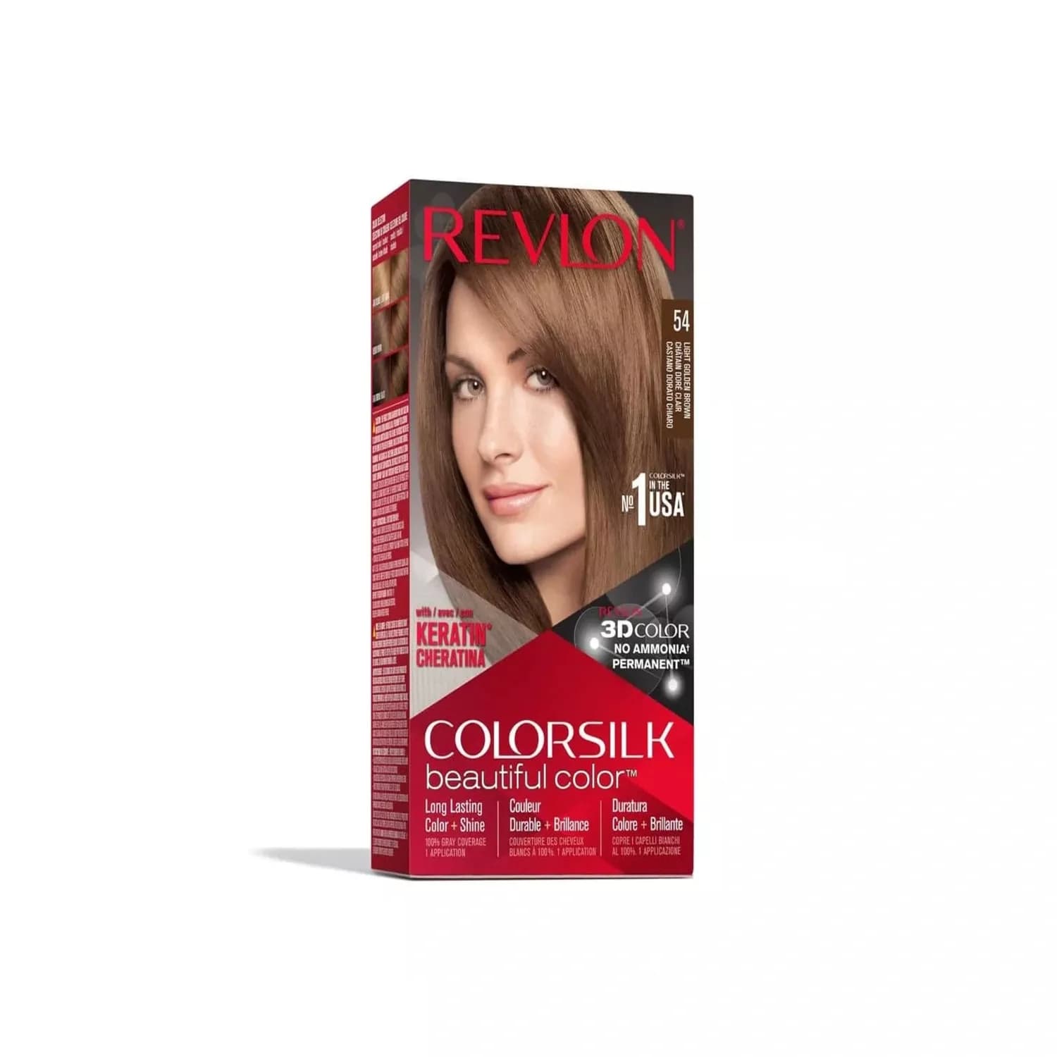Revlon colorsilk Beautiful Color Light Golden Brown 54