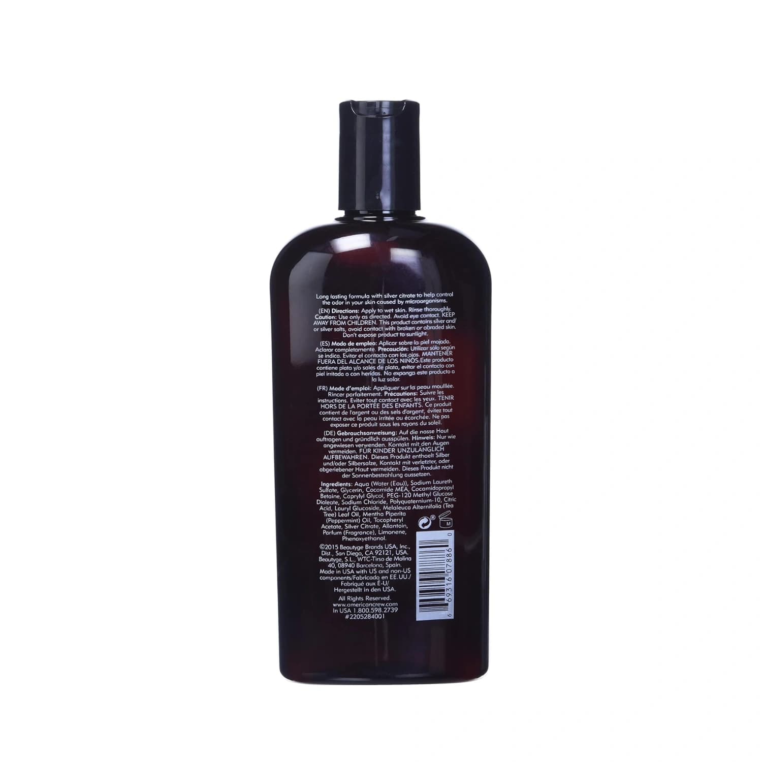 American Crew 24 Hour Deodorant Tea Tree Body Wash 450ml