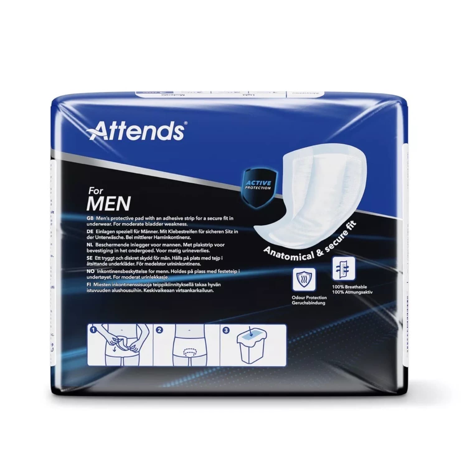 Attends For Men Level 4 Protective 14 Pads