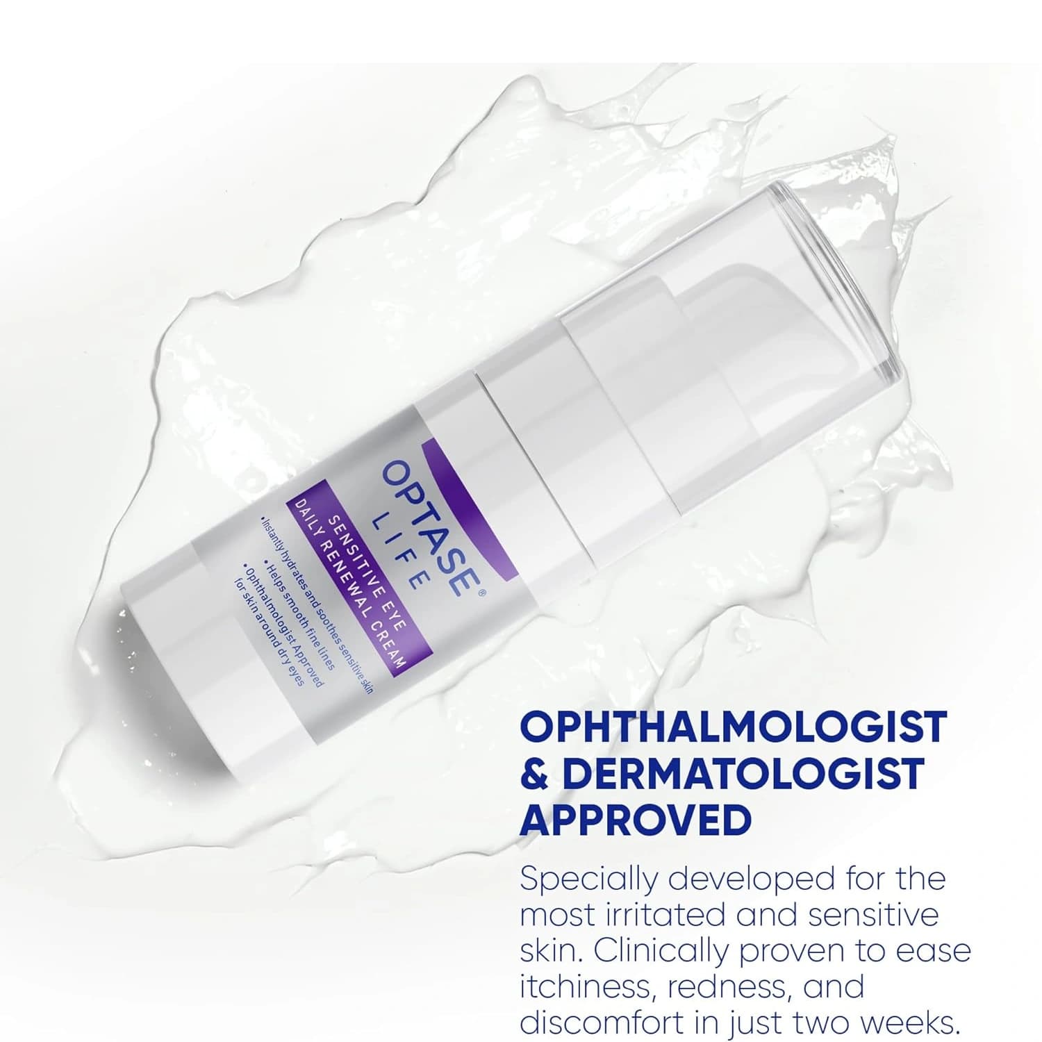 Optase Life Sensitive Eye Daily Renewal Cream 15ml